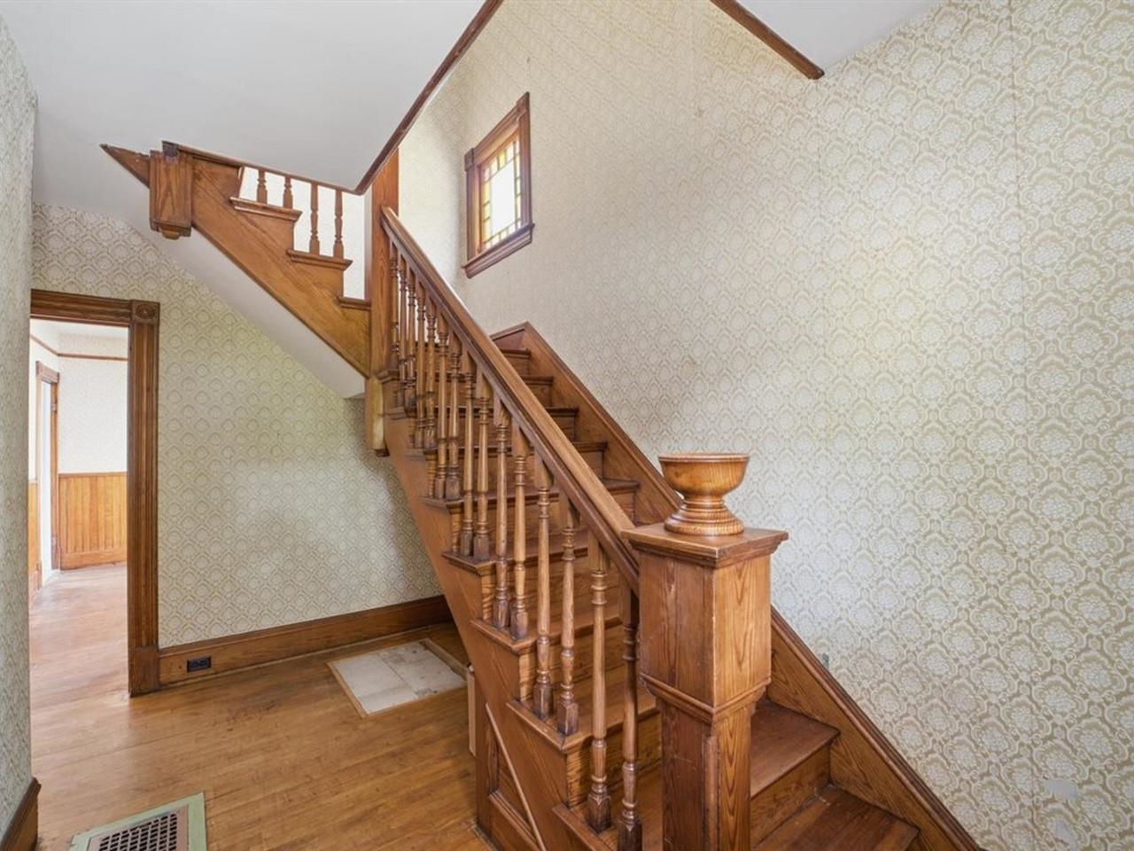 Original wood staircase