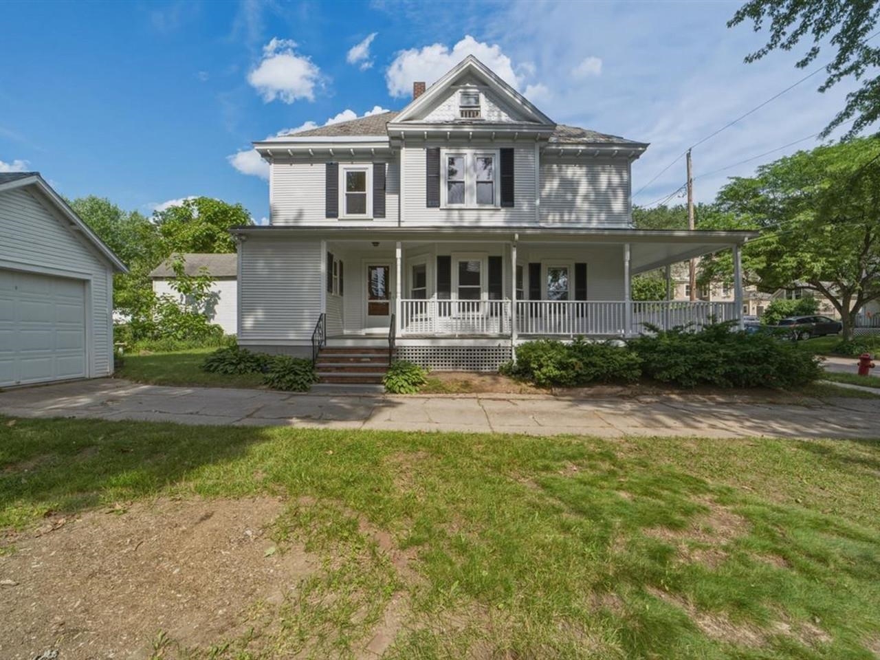 Large wrap-around porch