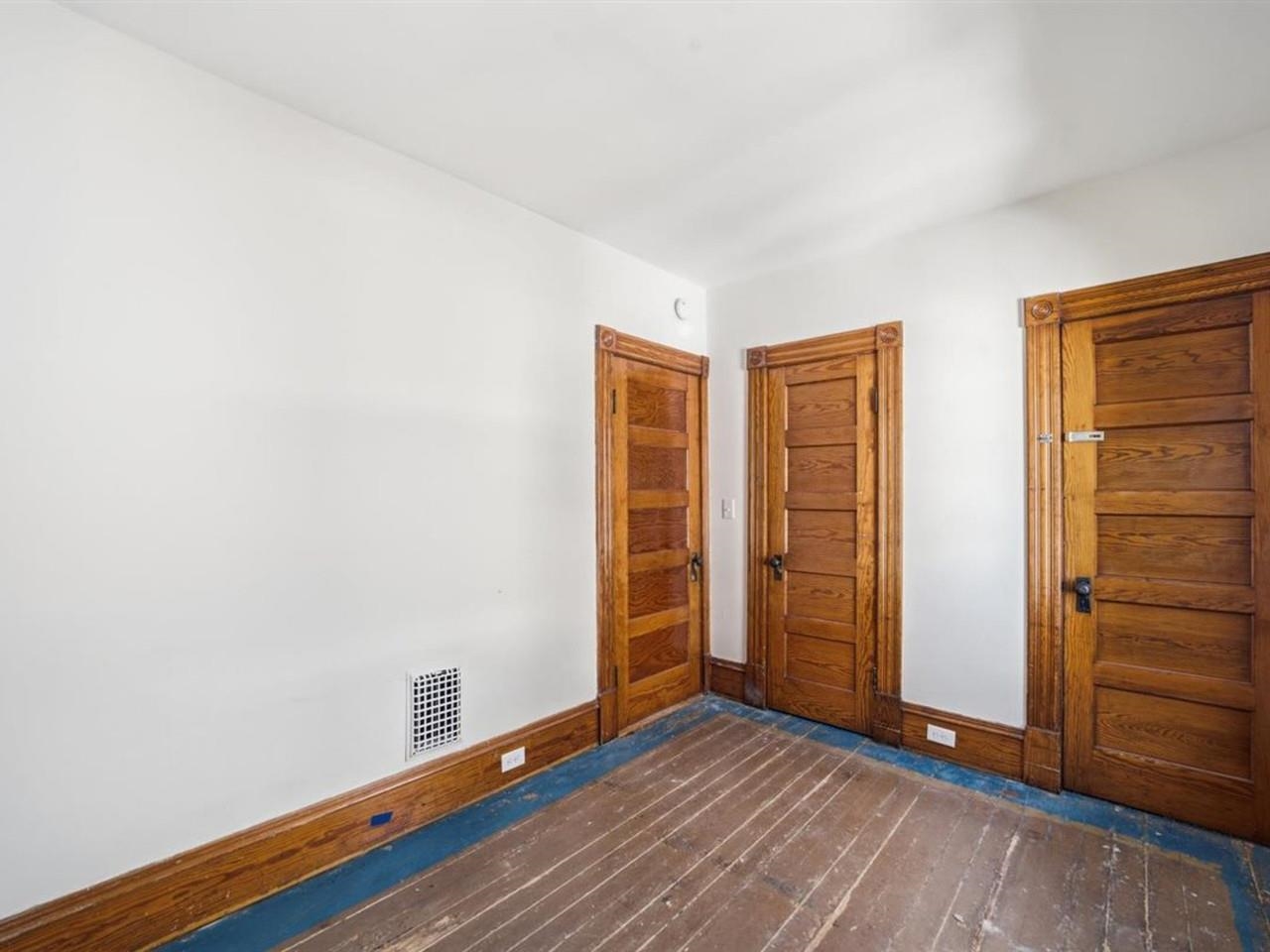Door to walk up attic