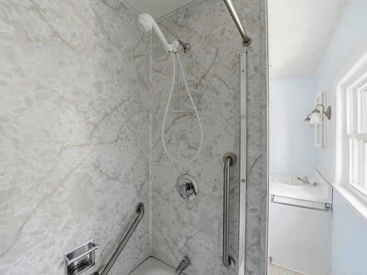 Shower in second floor bath