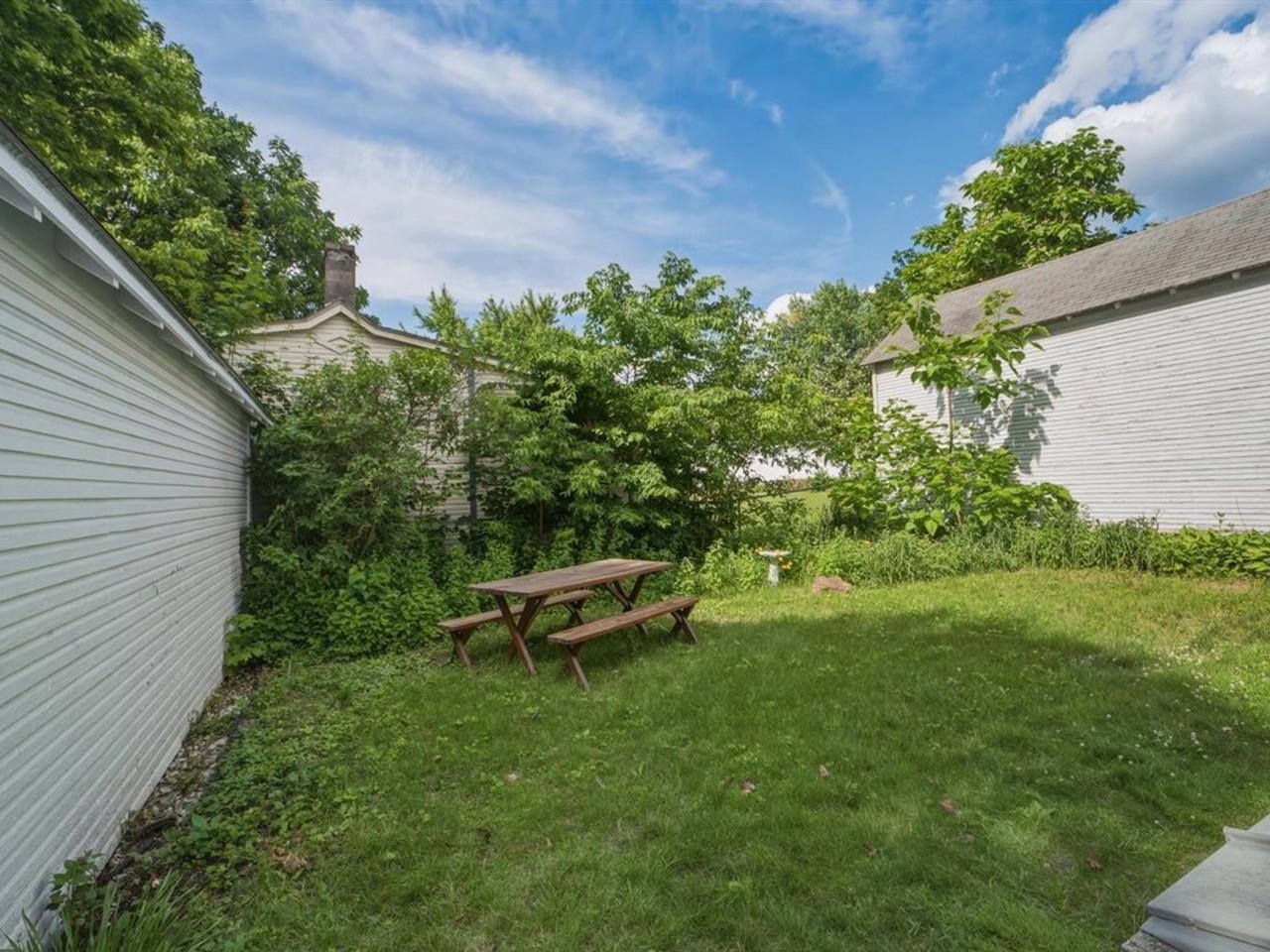 Private spacious backyard
