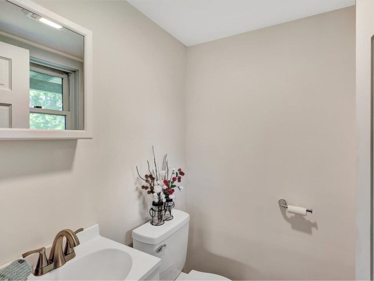 Half Bath on Main Floor