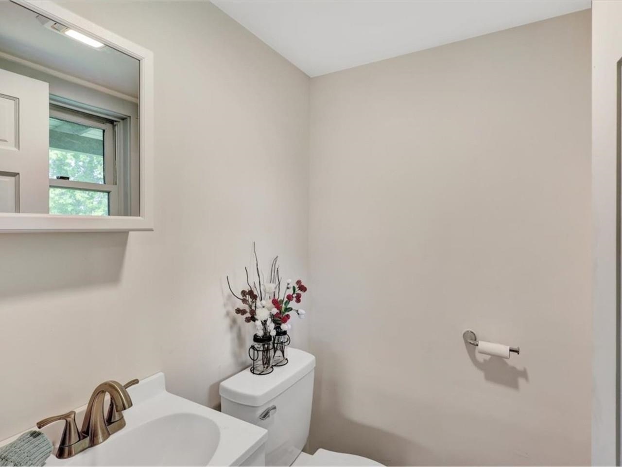 Half Bath on Main Floor
