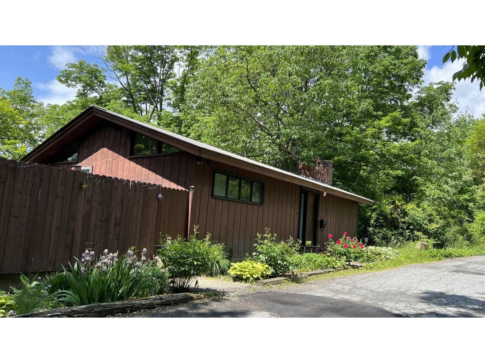 Front of house from east