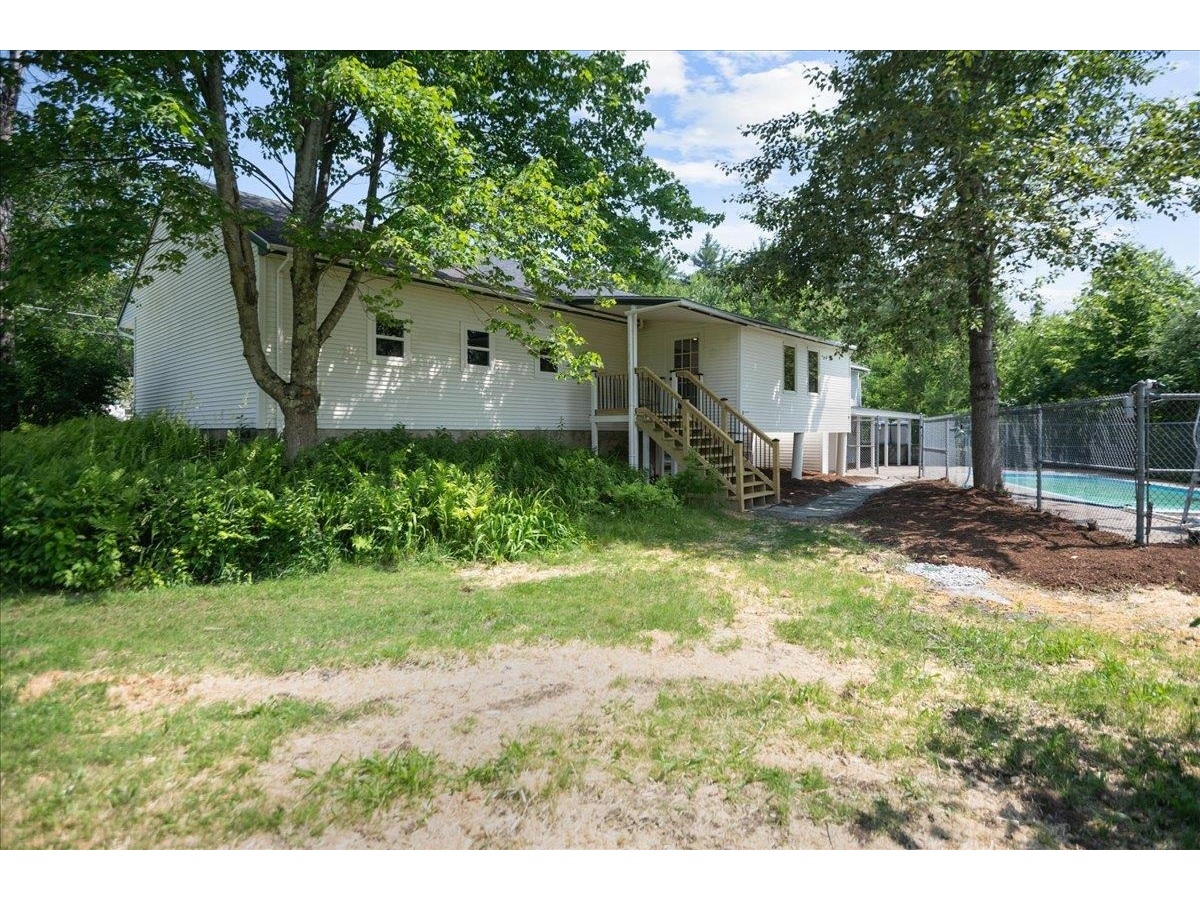 Back of the home