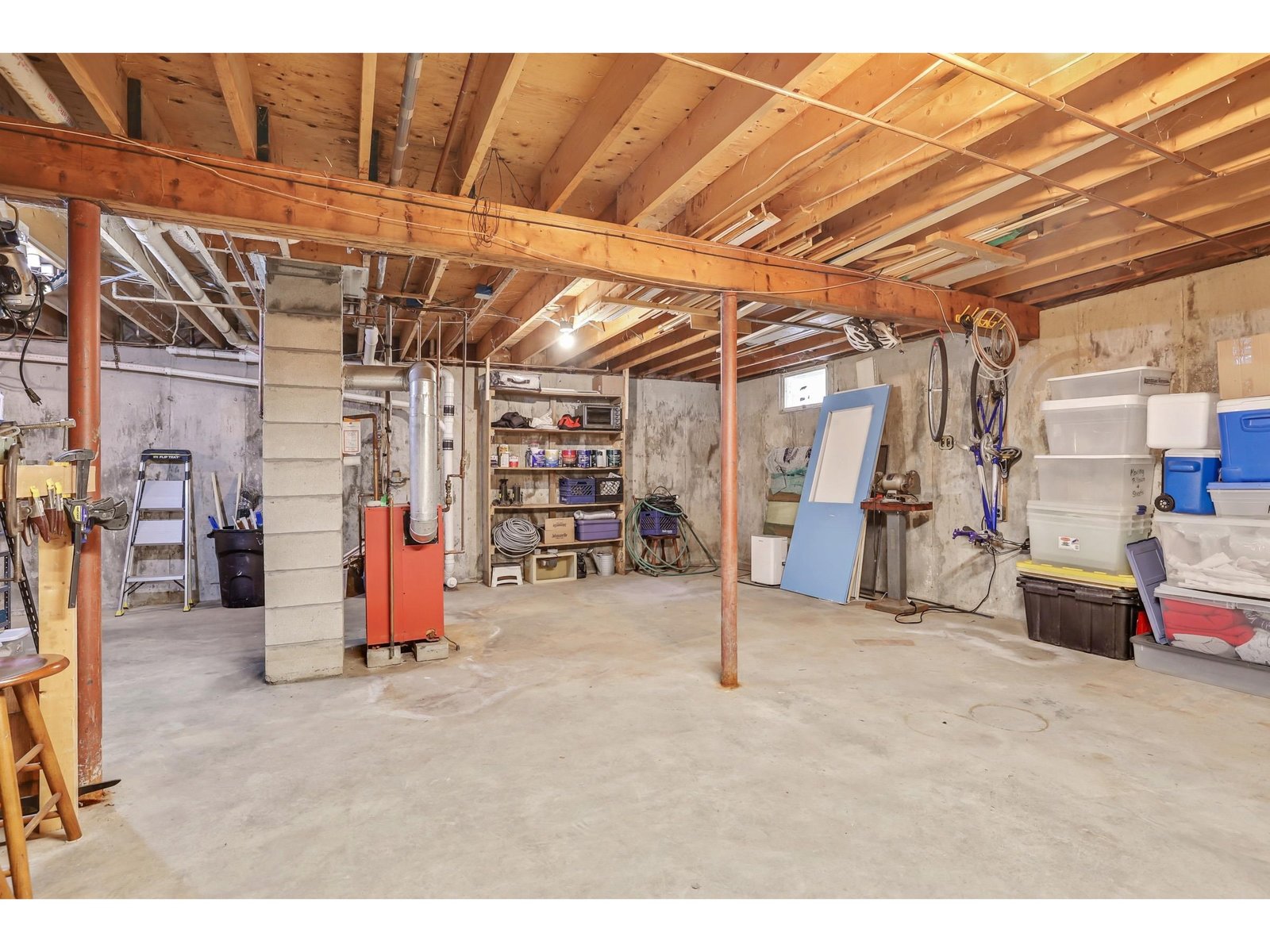 neat, clean basement