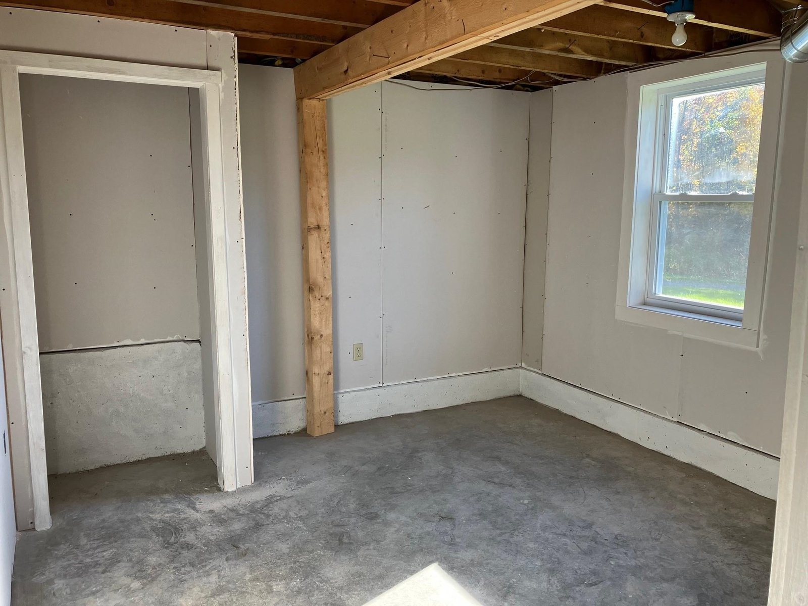Space in basement for office/bedroom