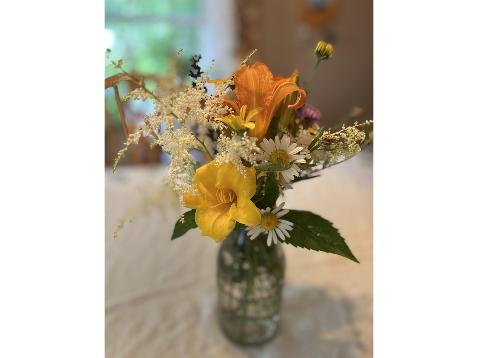 Flowers from the garden