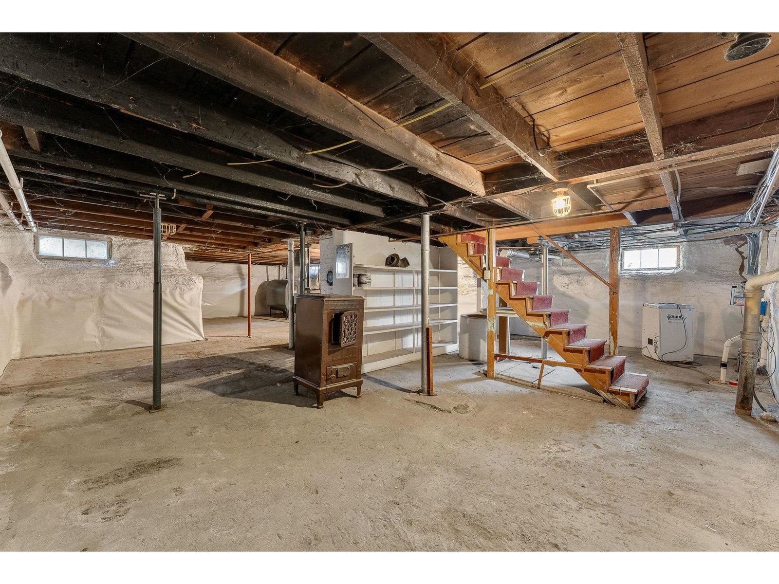 Clean and dry basement