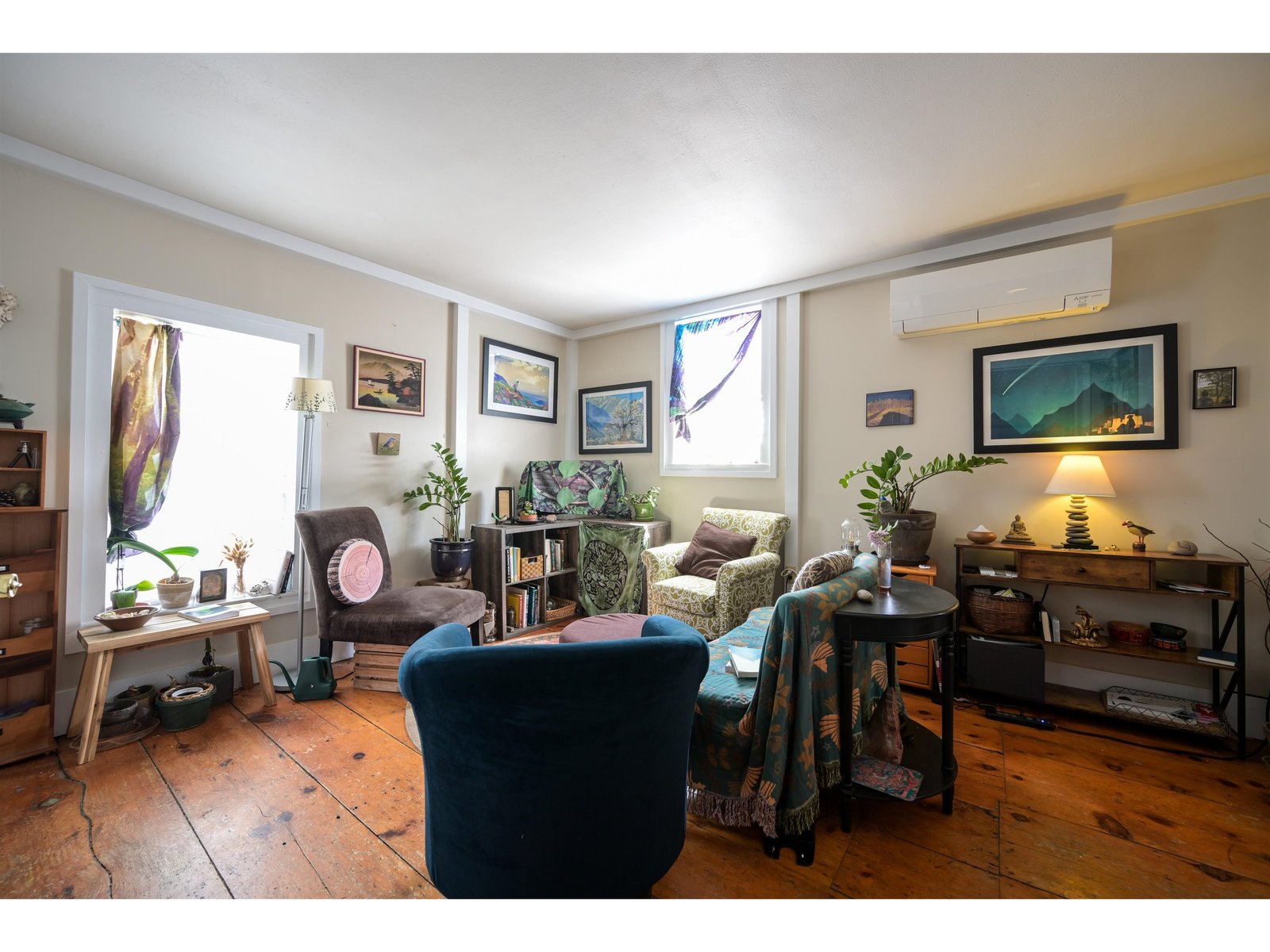 upstairs