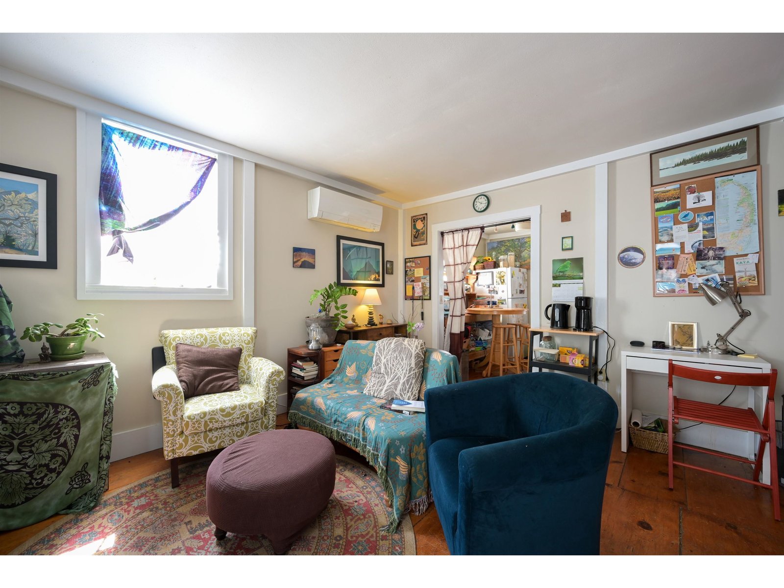 upstairs