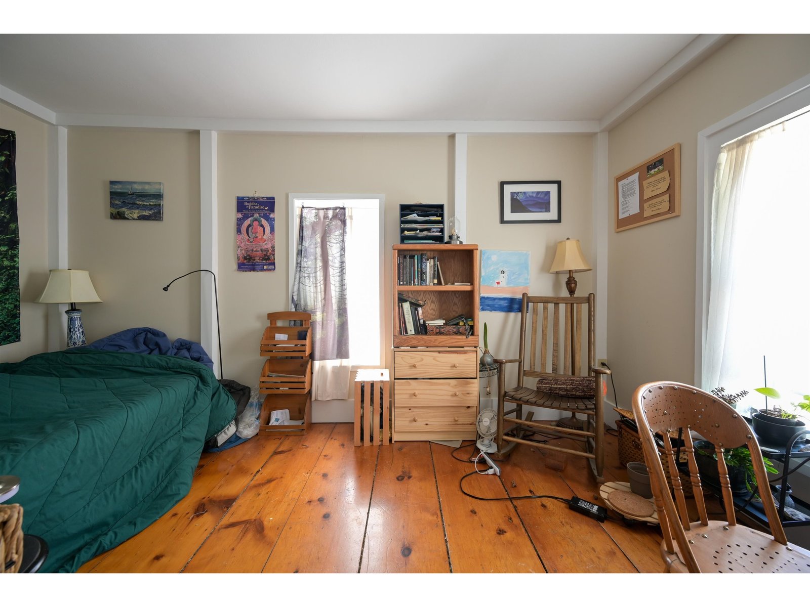 upstairs