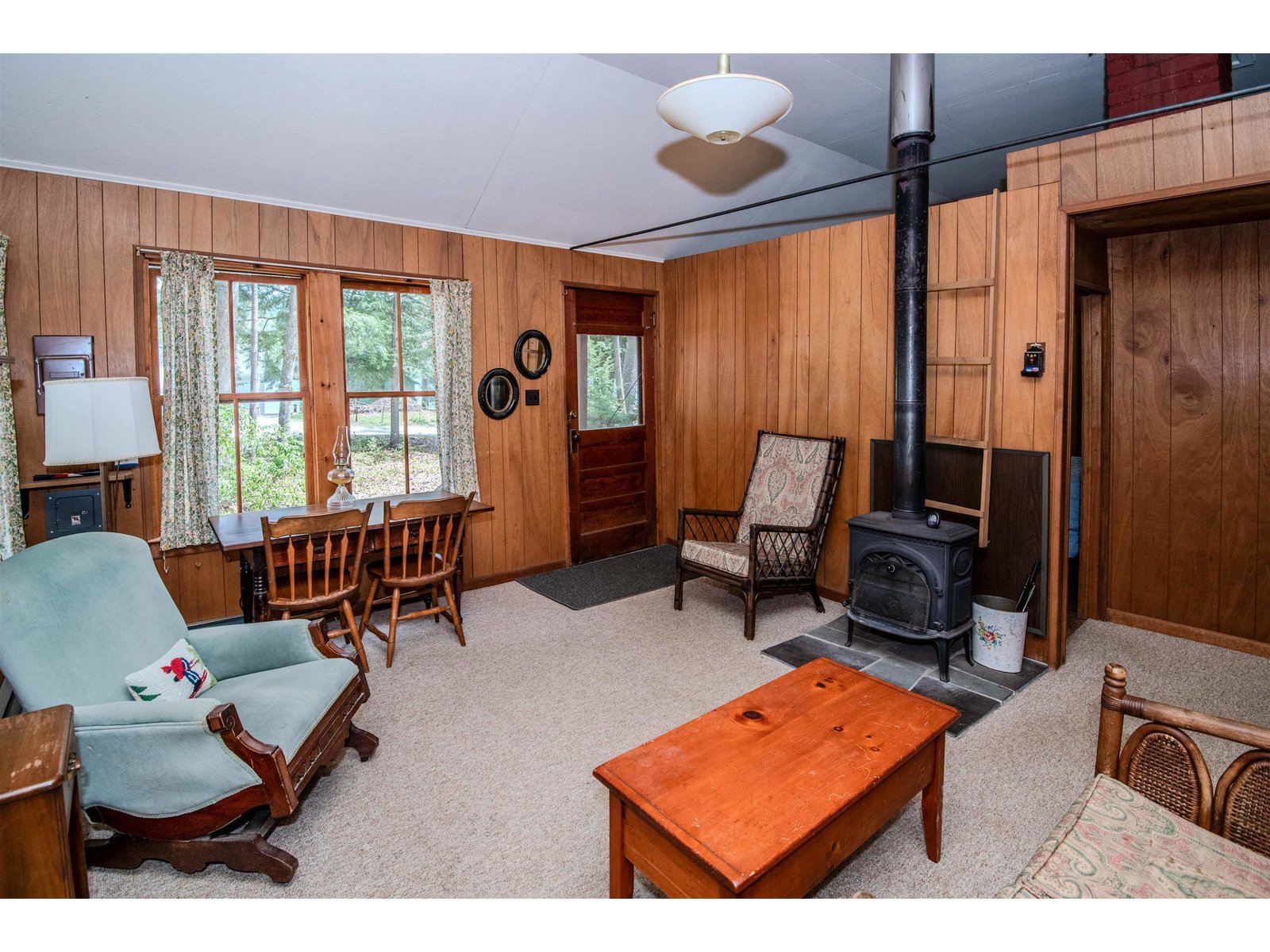 Living Room with Stove