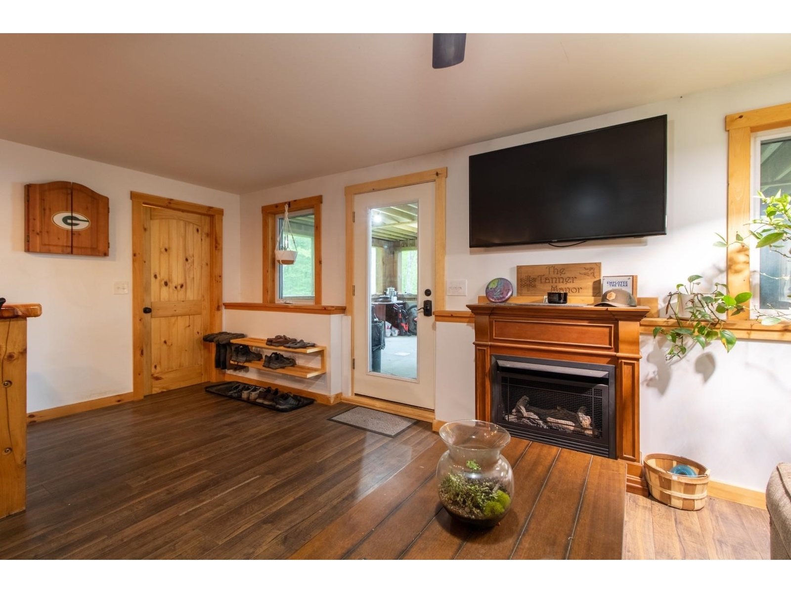 Finished walk out basement