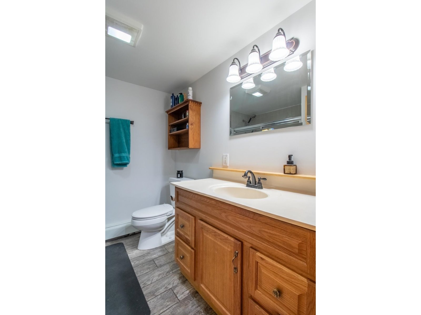 Full bath in walkout basement