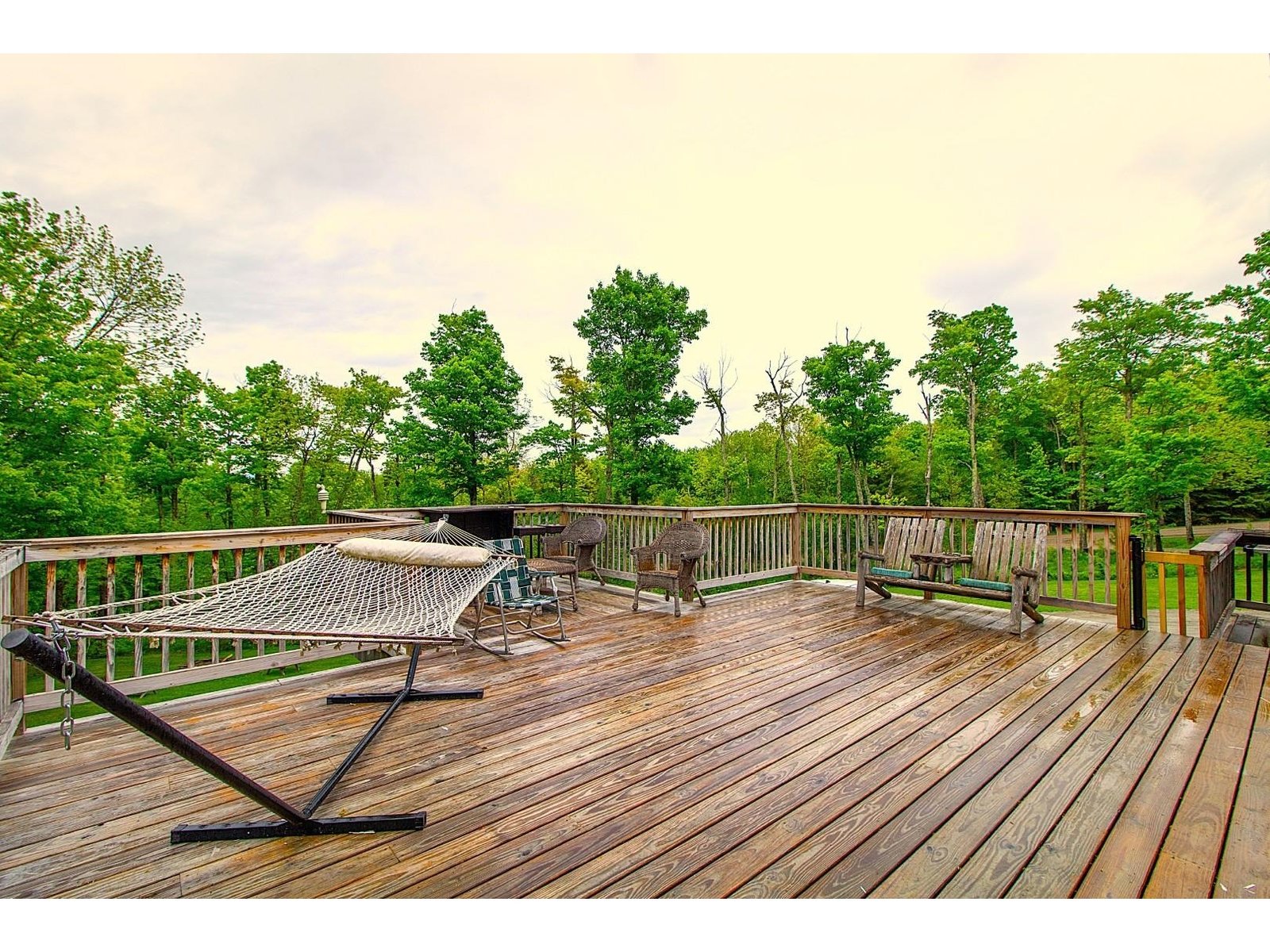 Large deck off main level