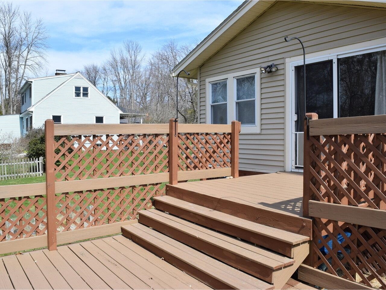 Deck off Sunroom
