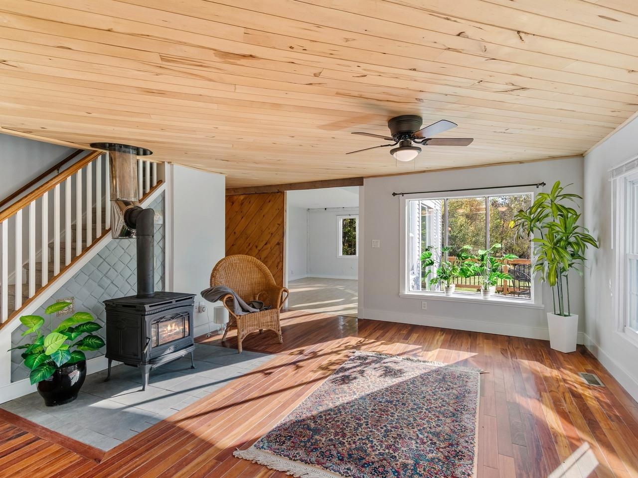 Cherry hardwood floors