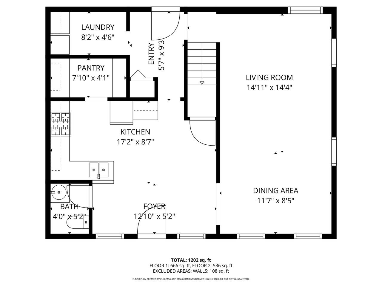 Floor plan - 1st level Unit 2