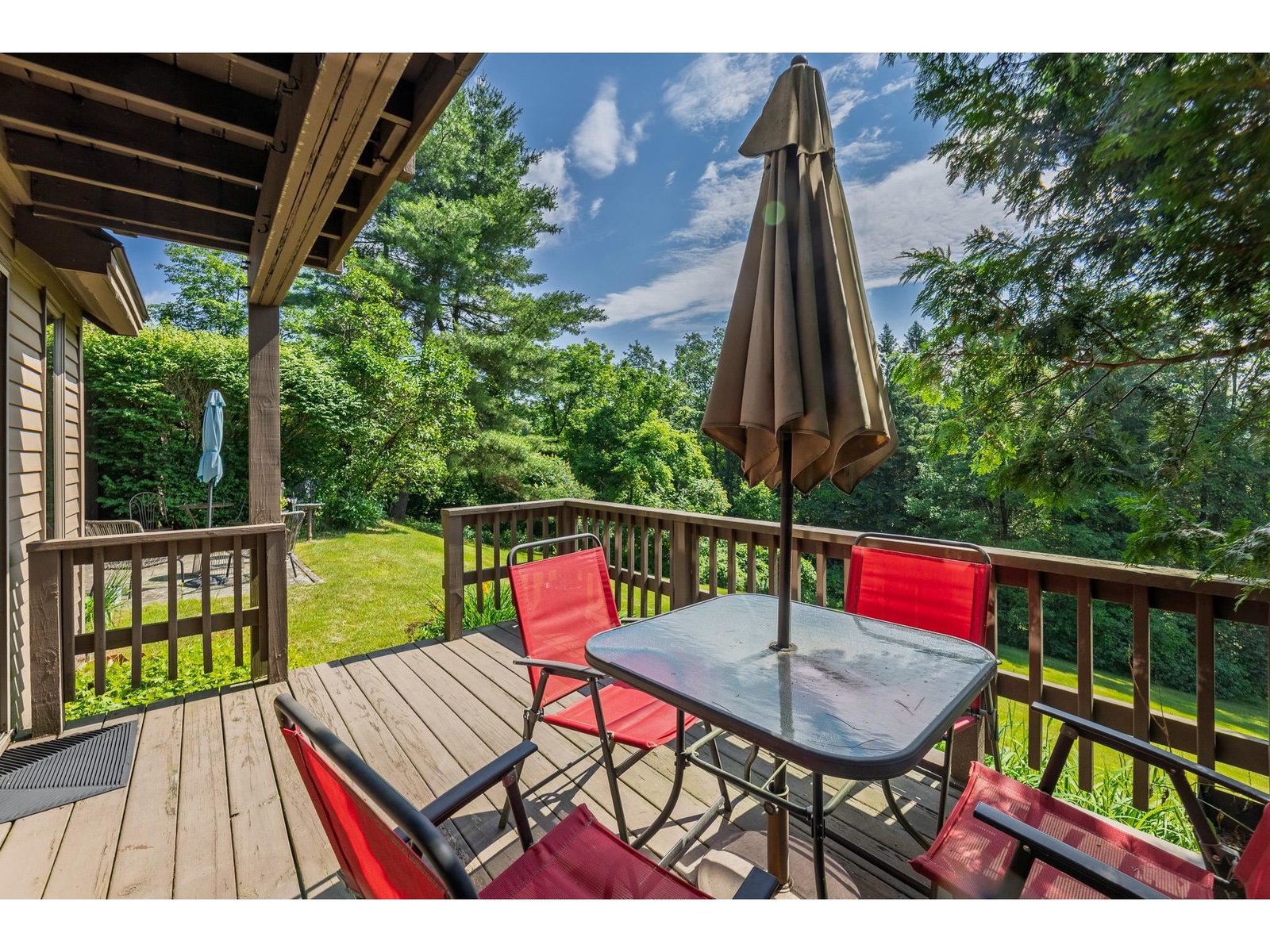 Deck off living room