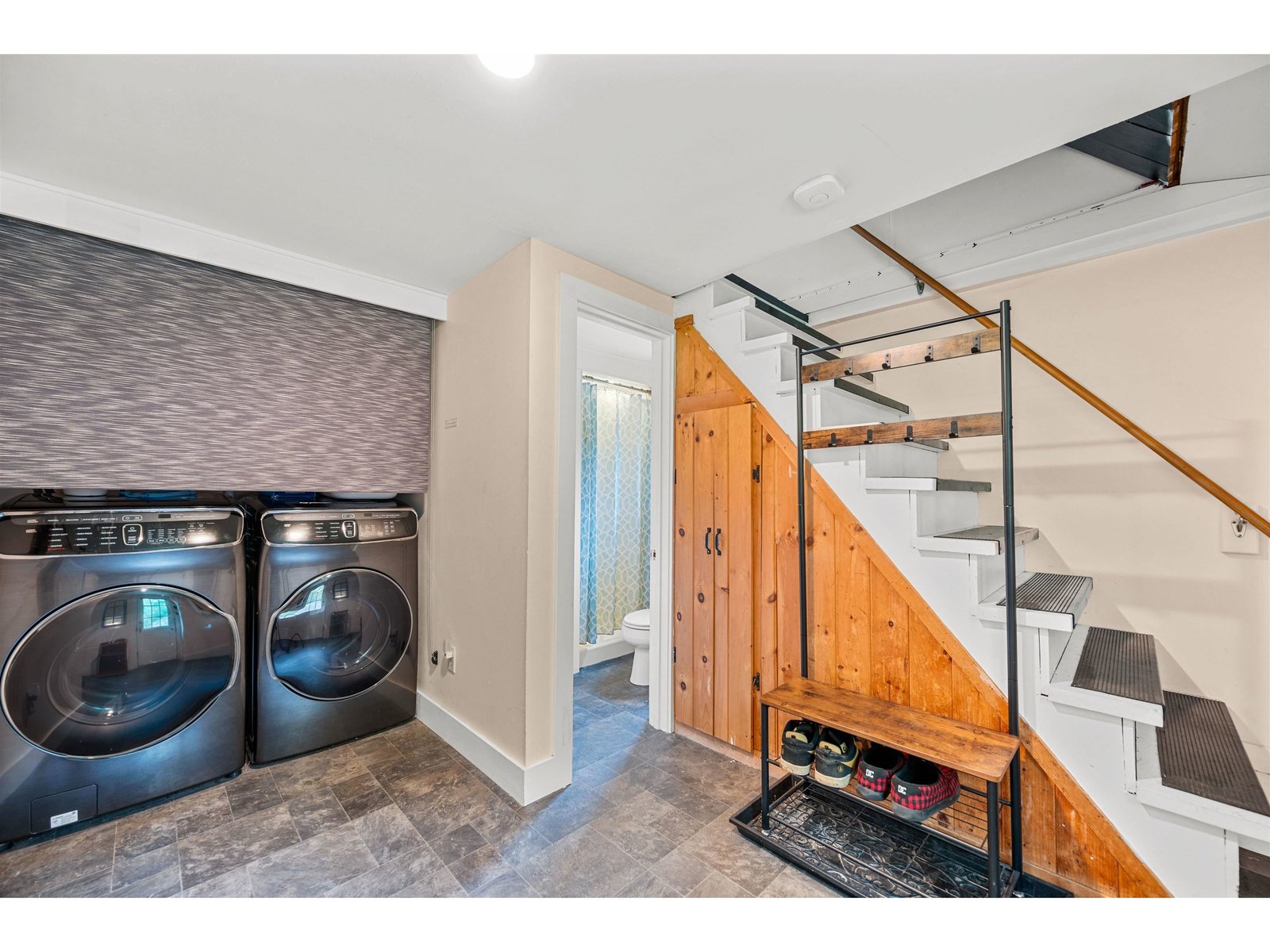 Entry with Laundry area
