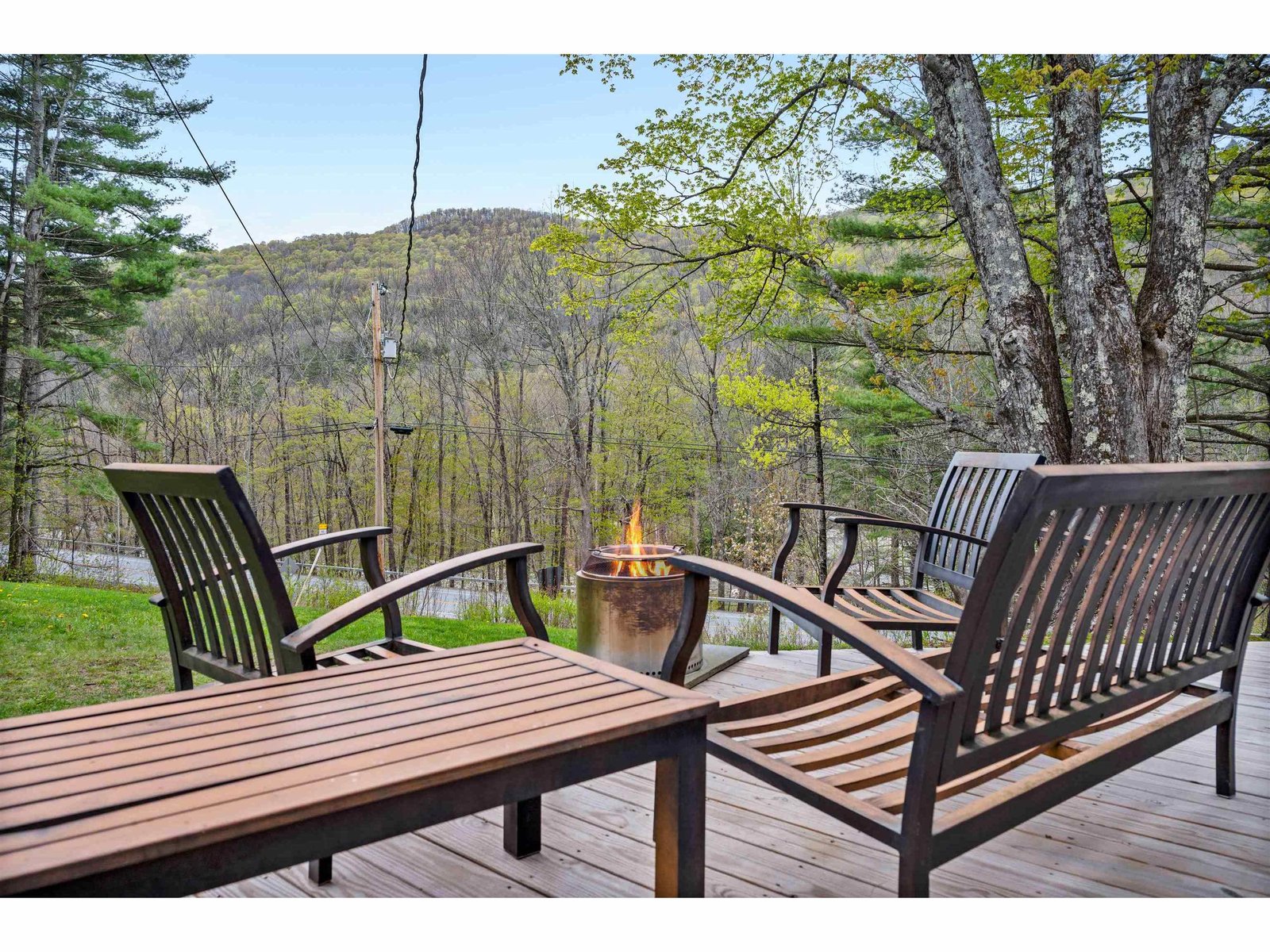 Deck facing the GMNF!