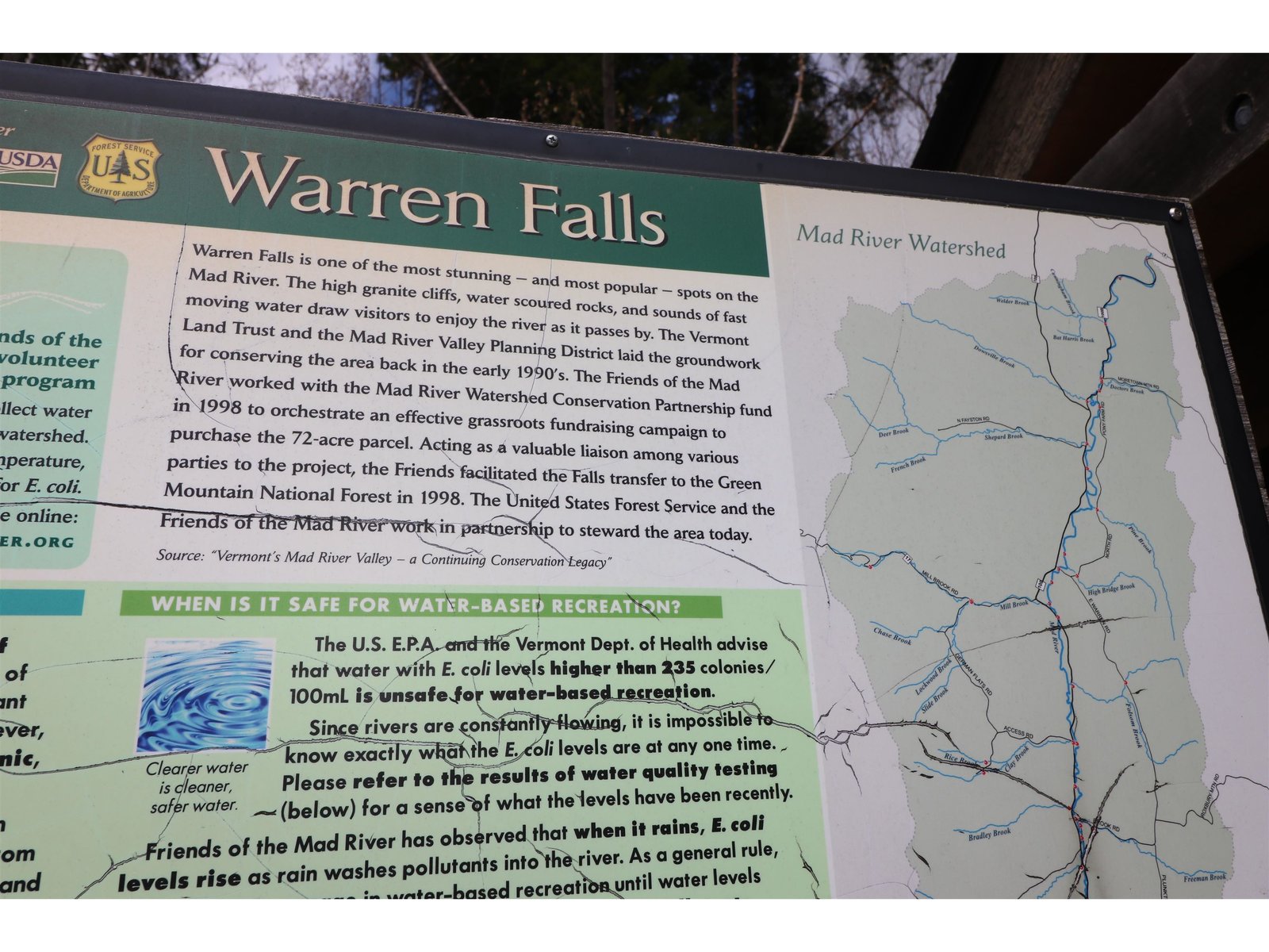 Warren Falls, Green Mountain National Forest