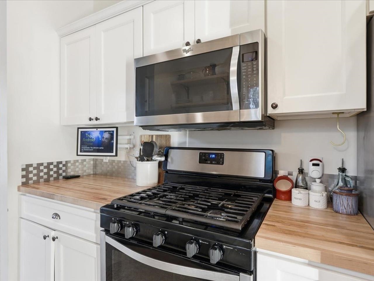Butcher block counters