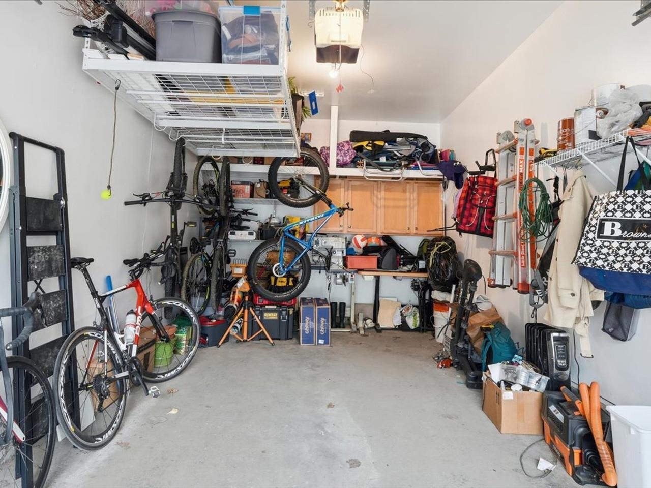Garage with storage