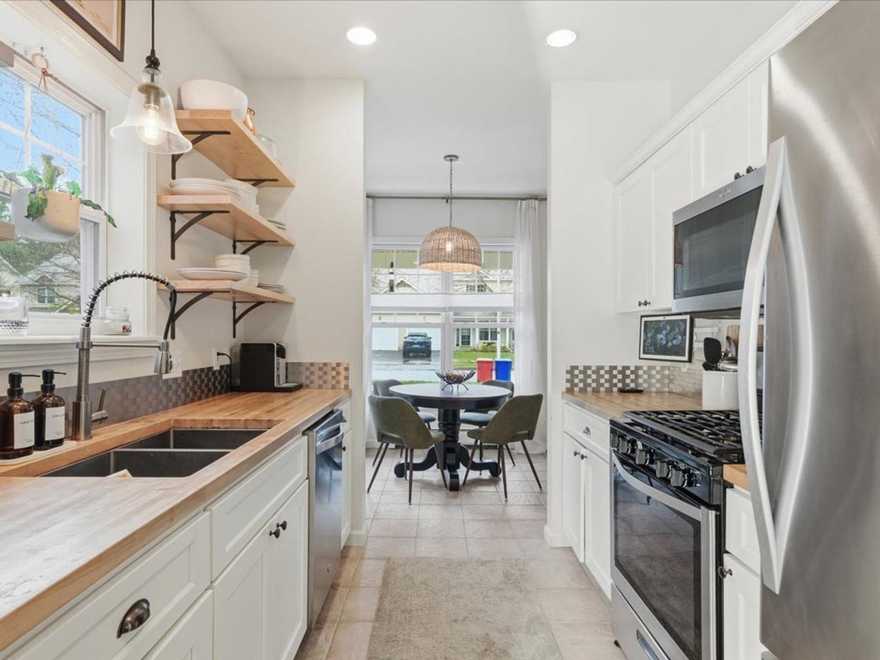 Open shelving