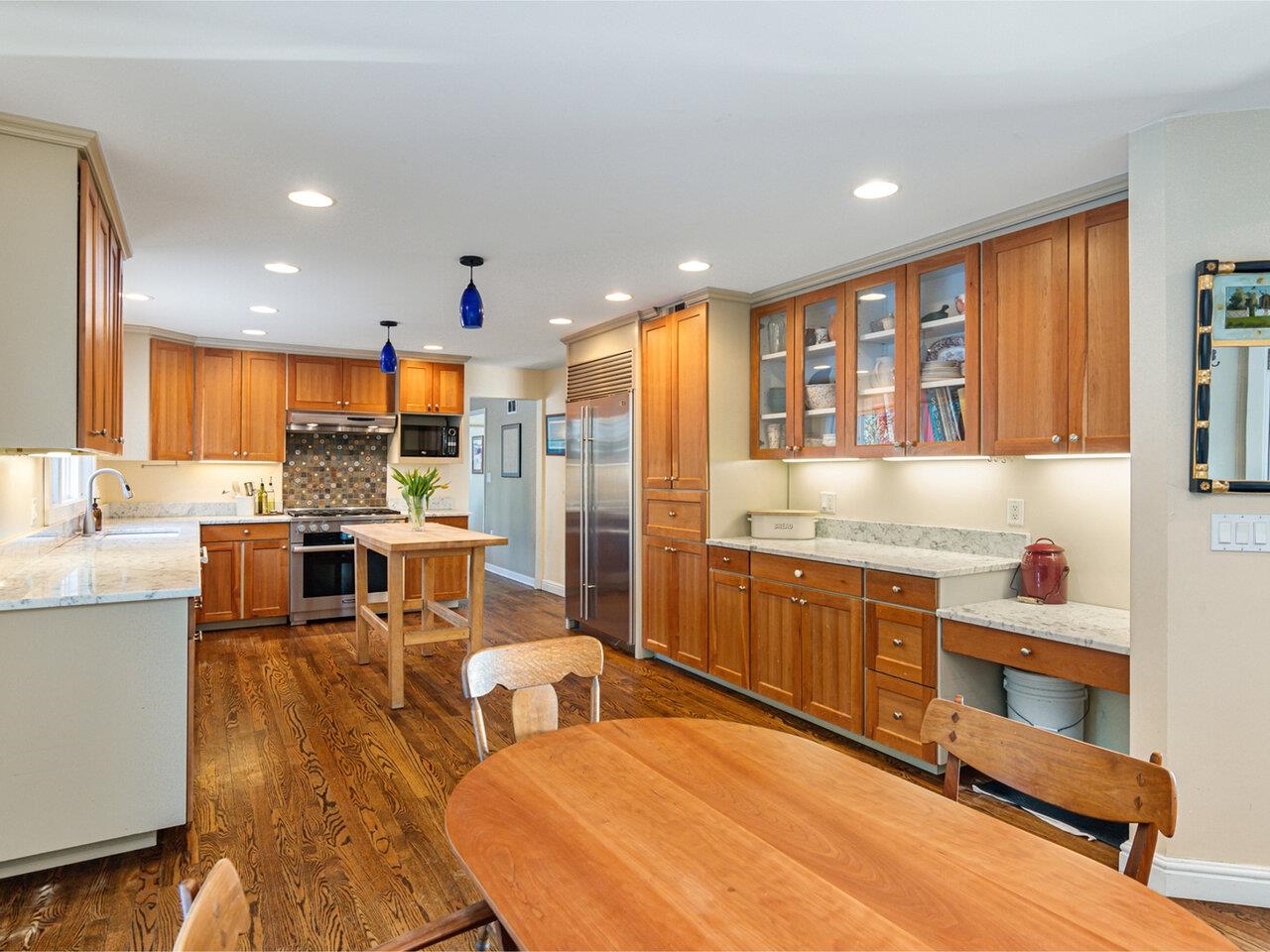 Kitchen with Desk Area