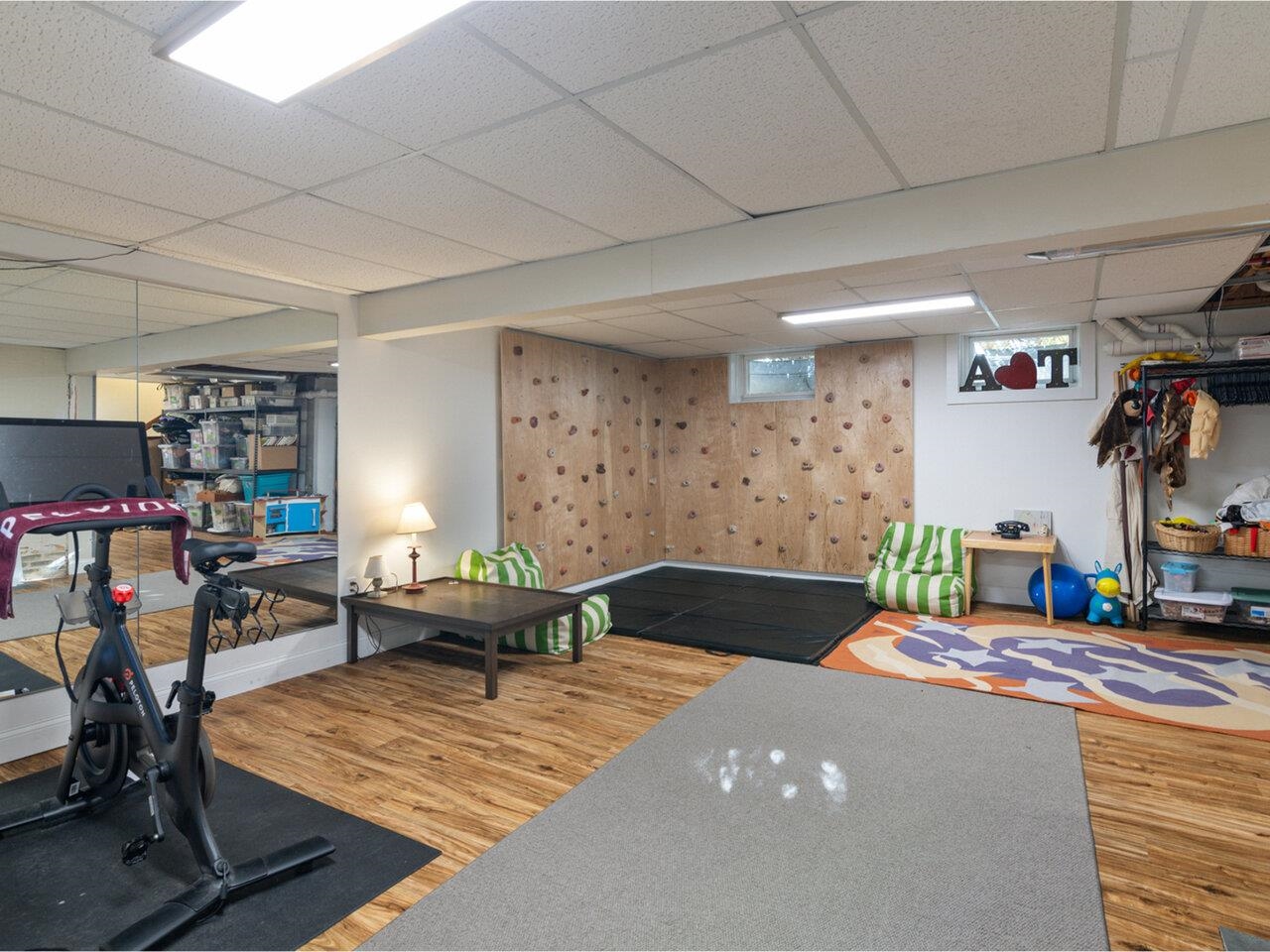 Unfinished Basement Rec Space