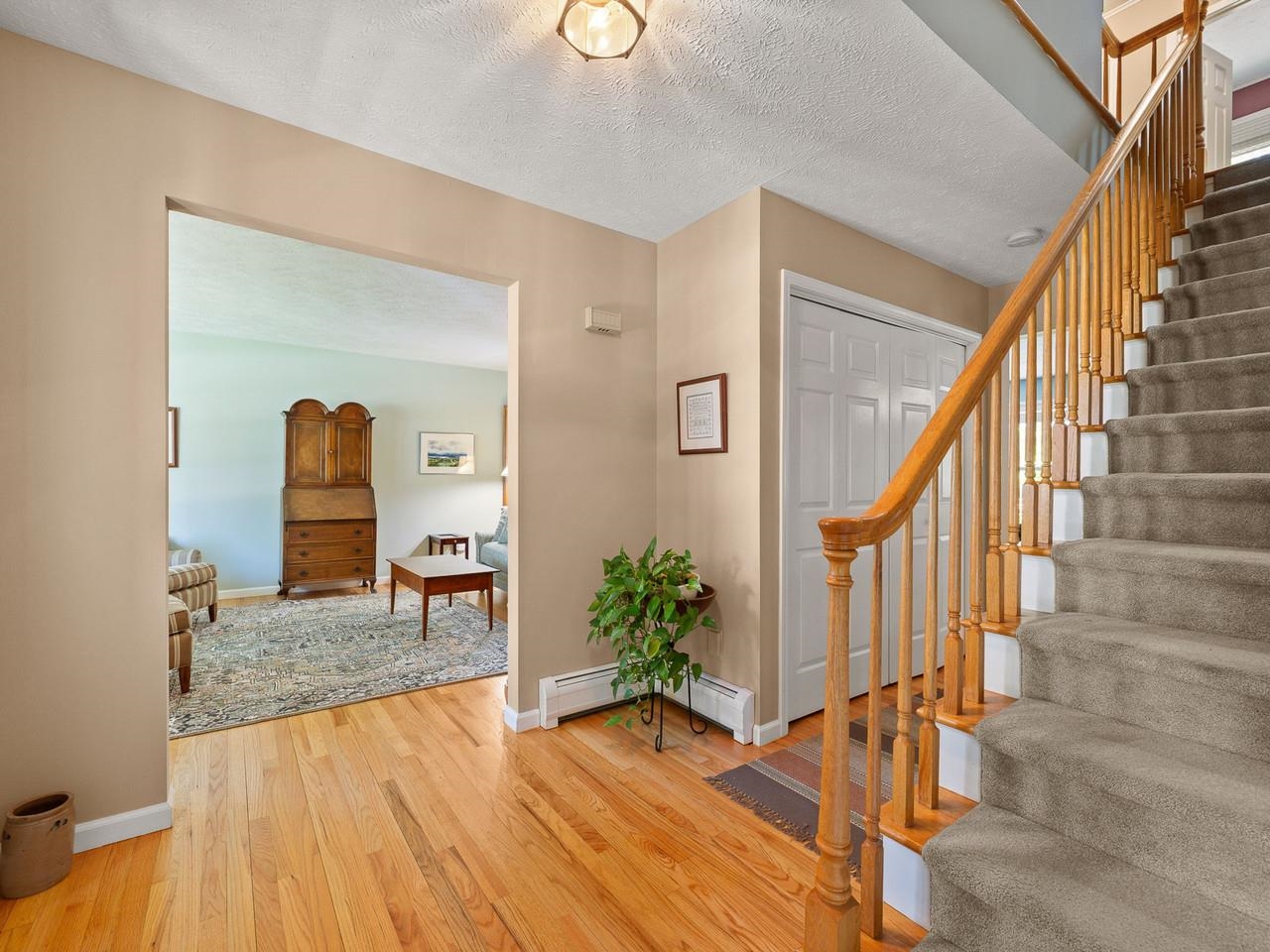 Entry hall to living room