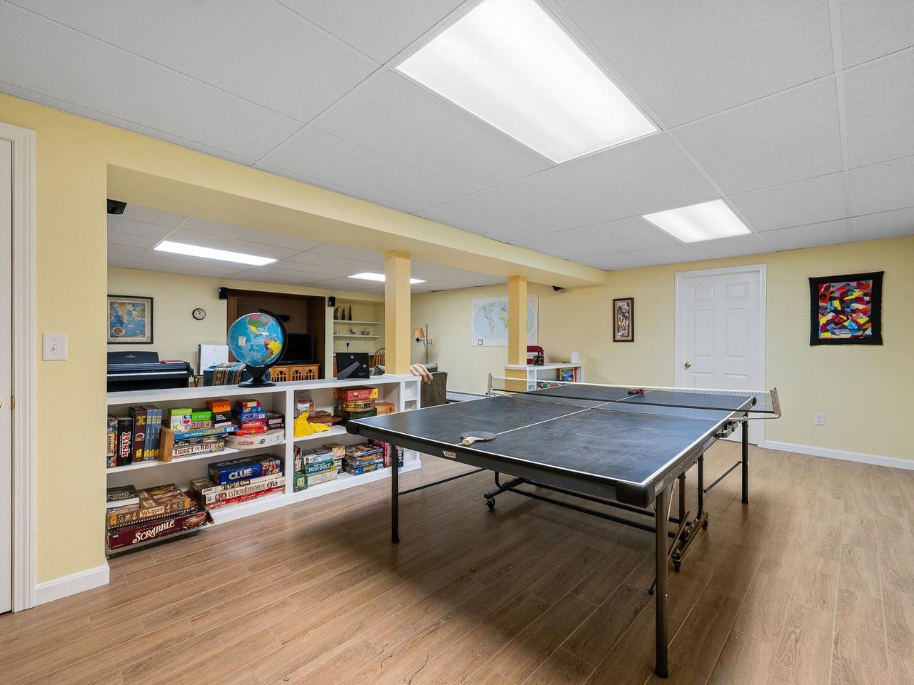 Finished lower level