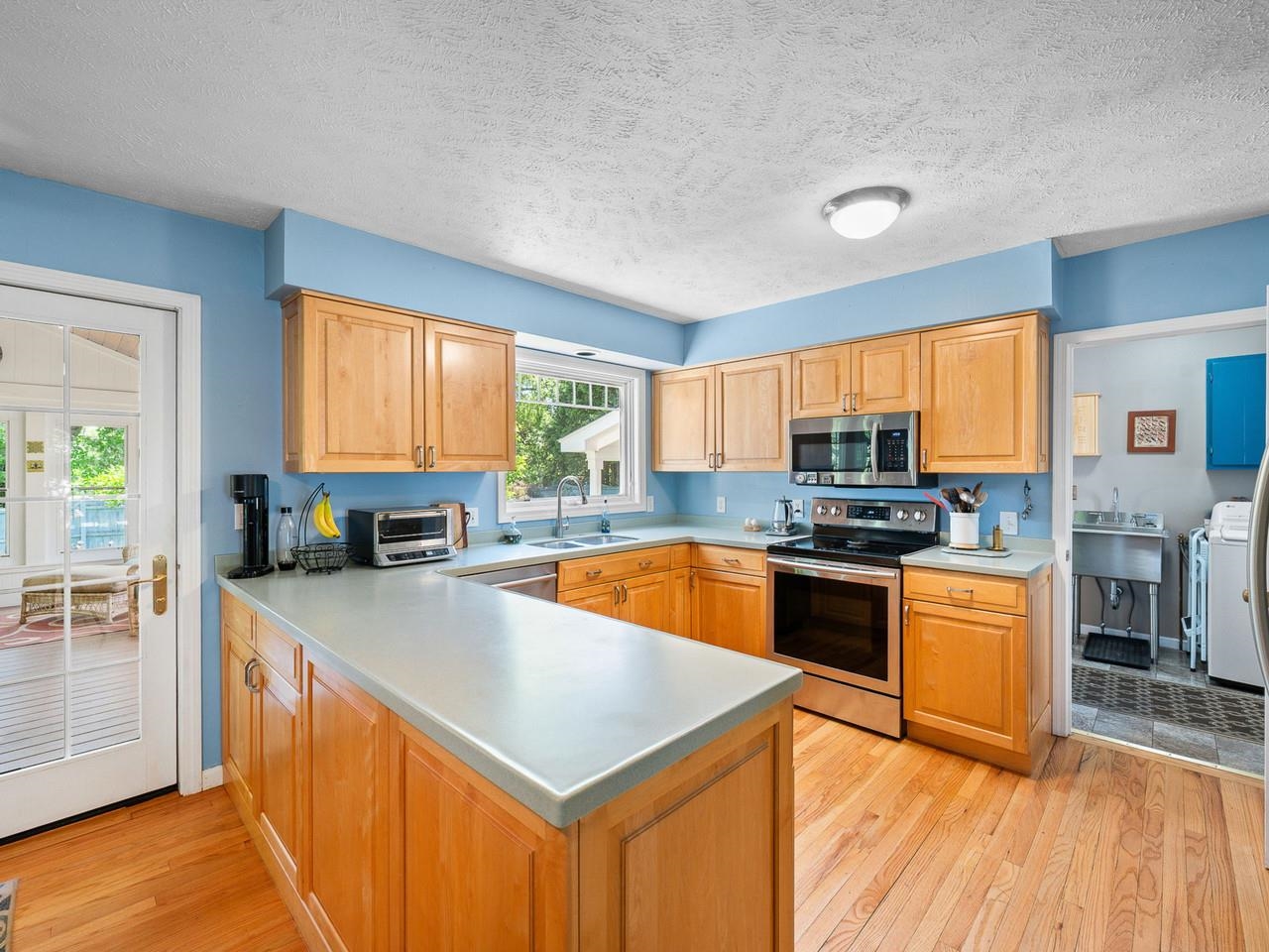 Bright, open kitchen