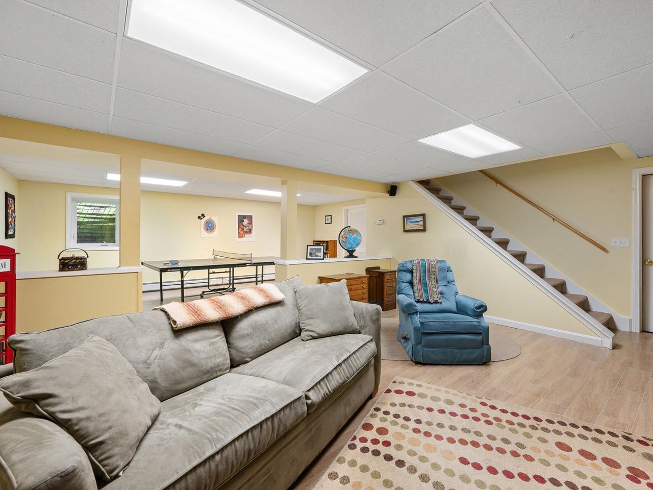 Finished basement with egress
