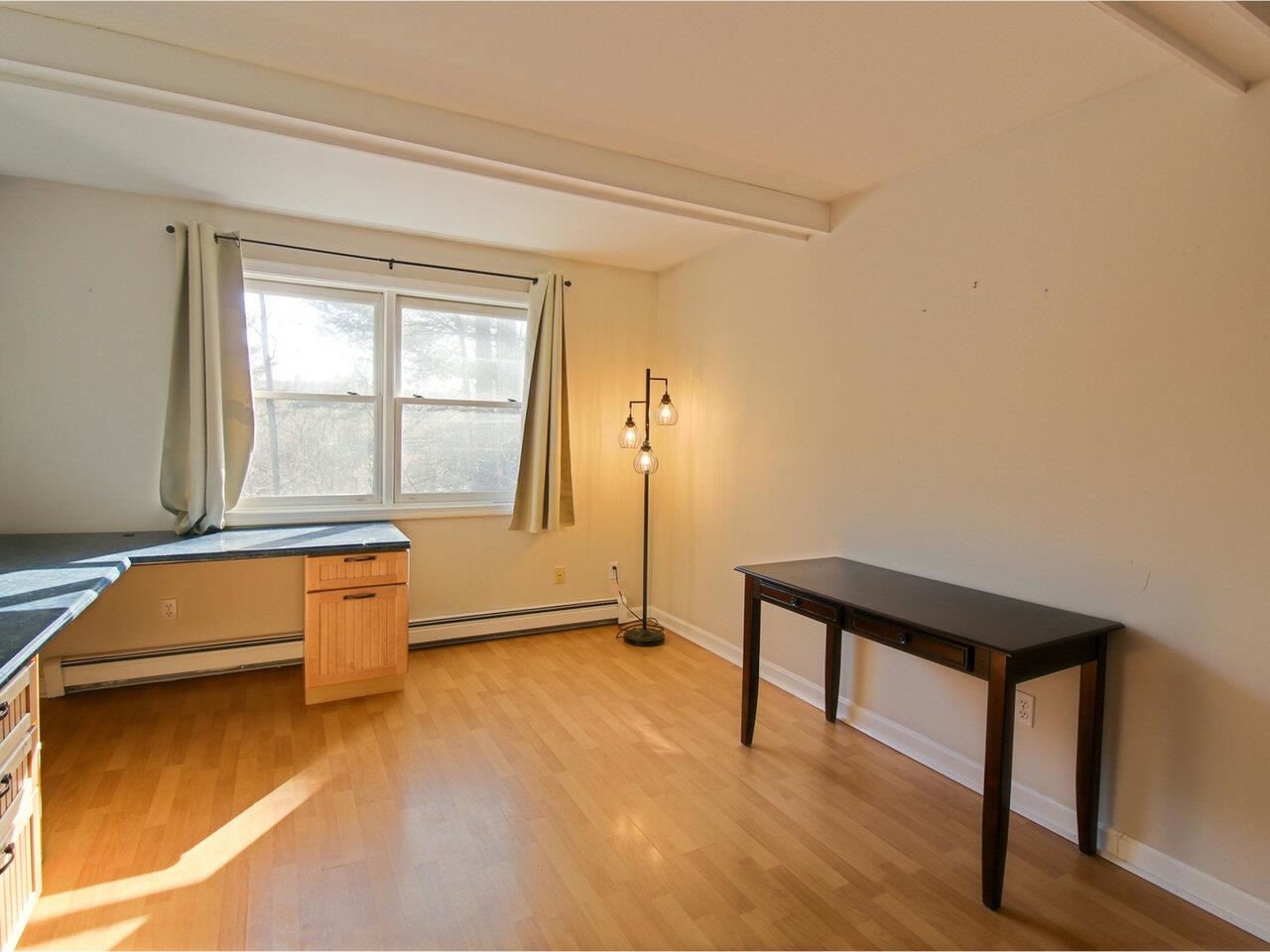 Den with Built-in Desk