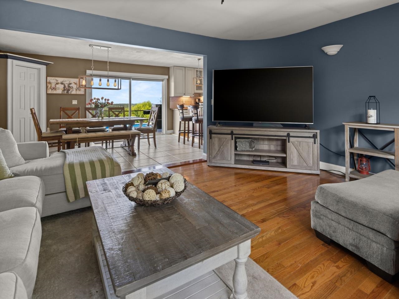 Living Room with Wood Floor