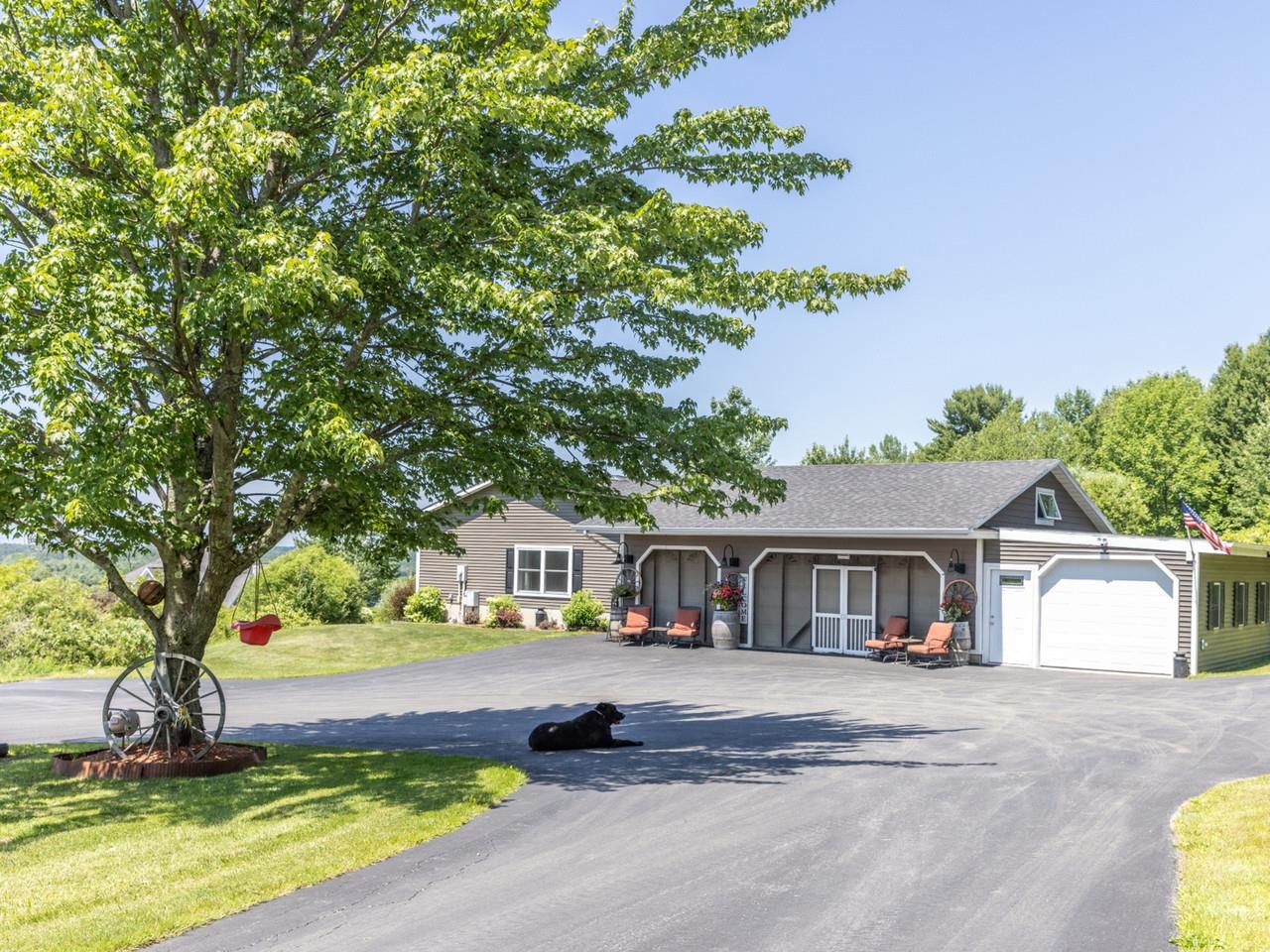 Newly Paved Circular Driveway