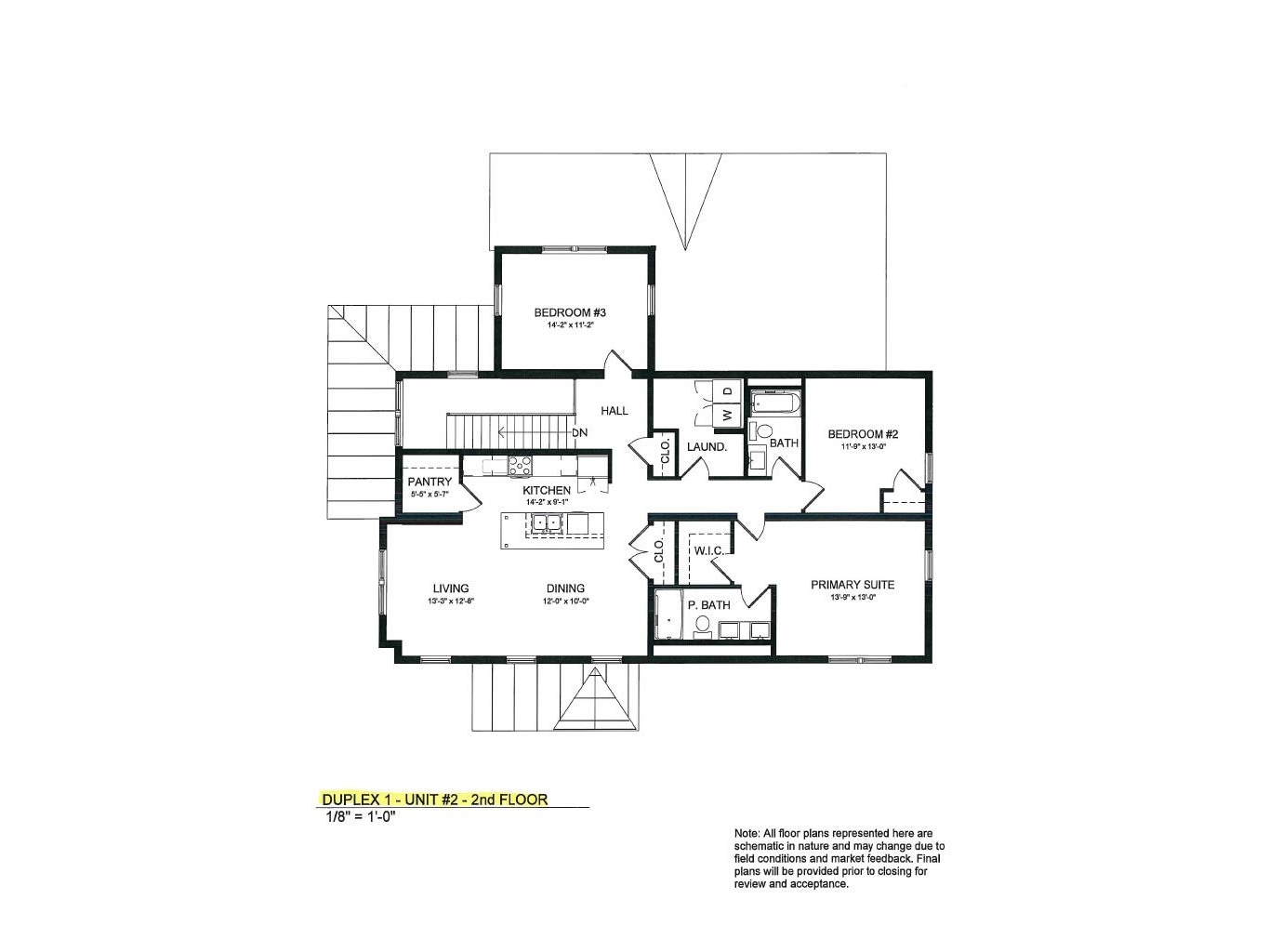 Second Floor - Main Living