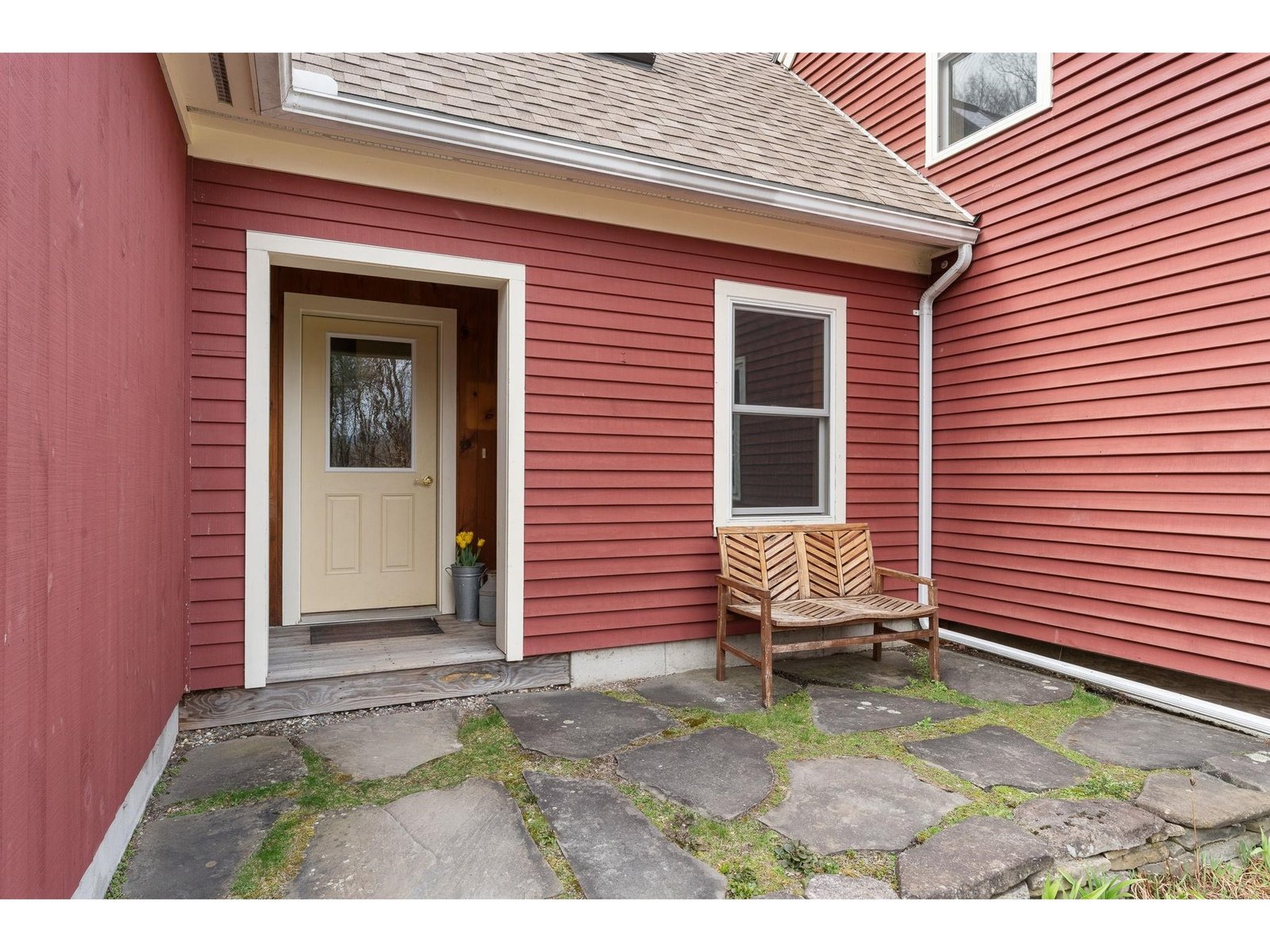 Covered entry with shoe grate!