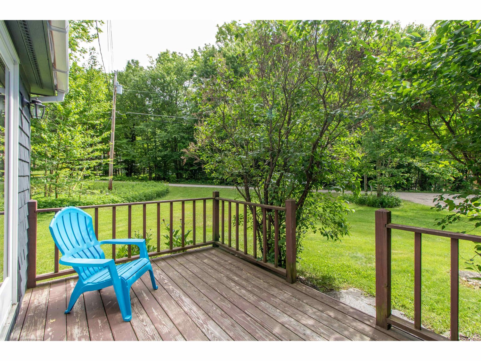Deck off the sunroom