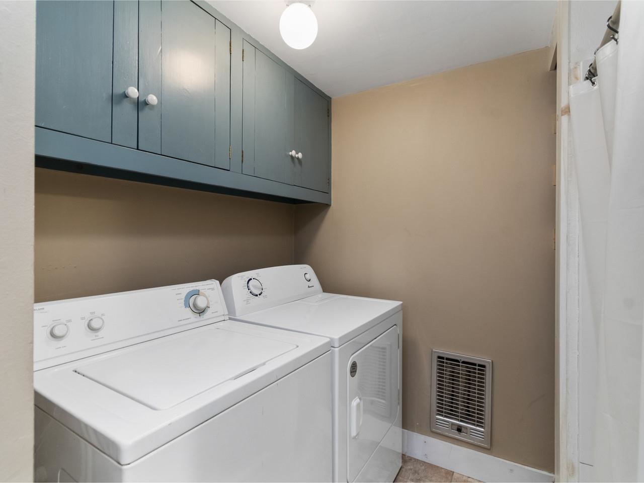 Laundry room & 3/4 bathroom