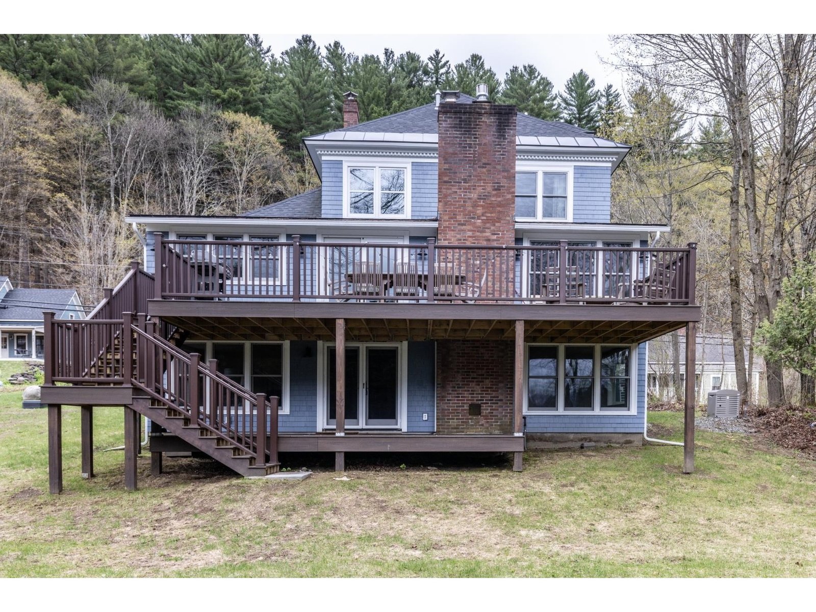 The back of the home