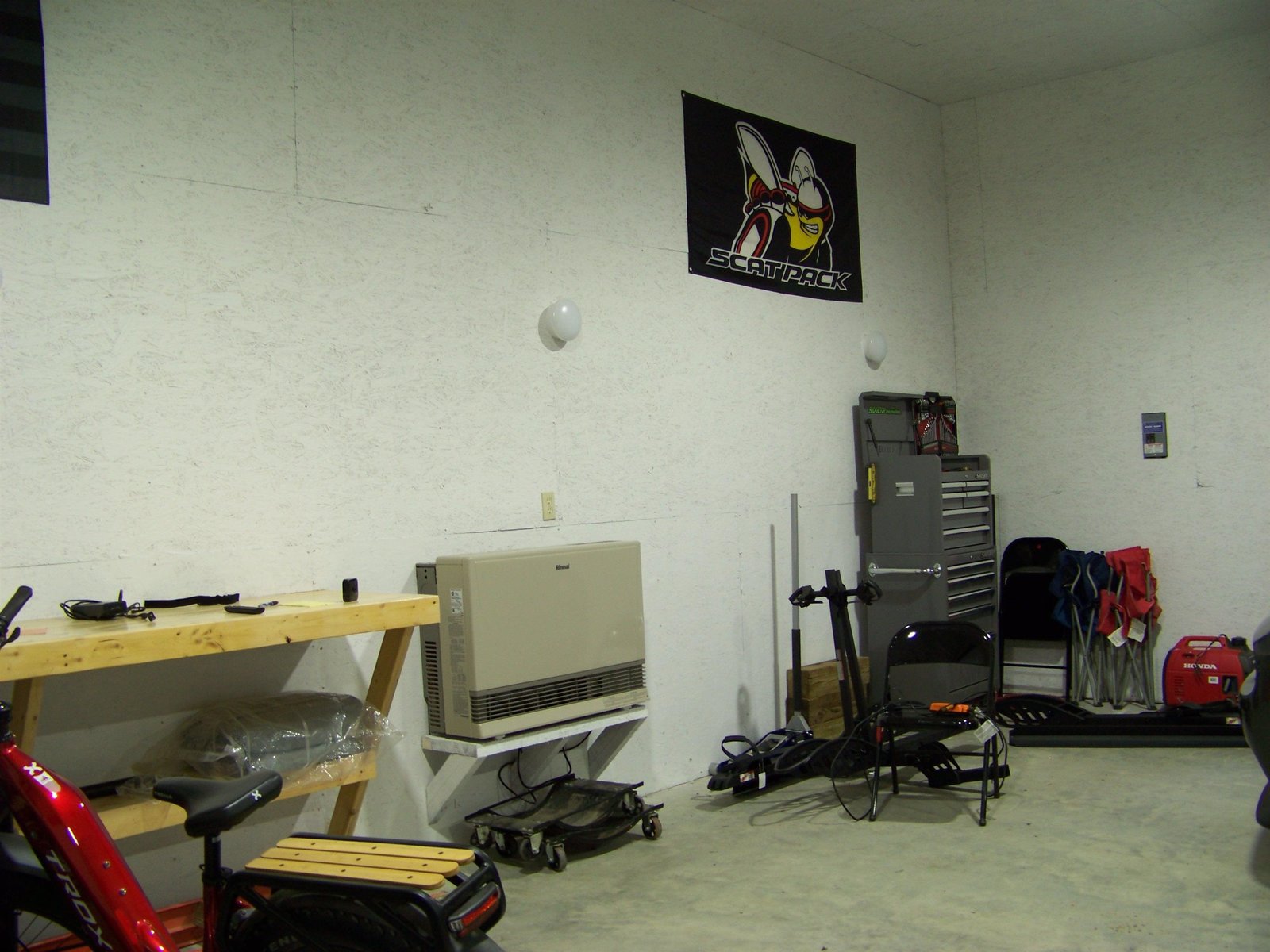 garage with heat