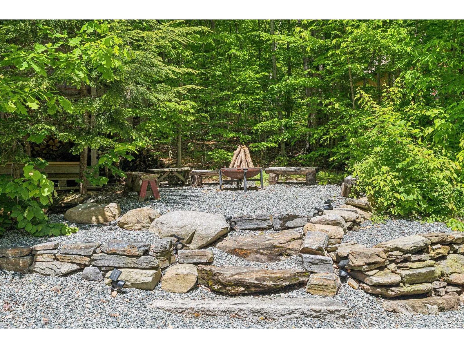 Firepit Ready For Summer