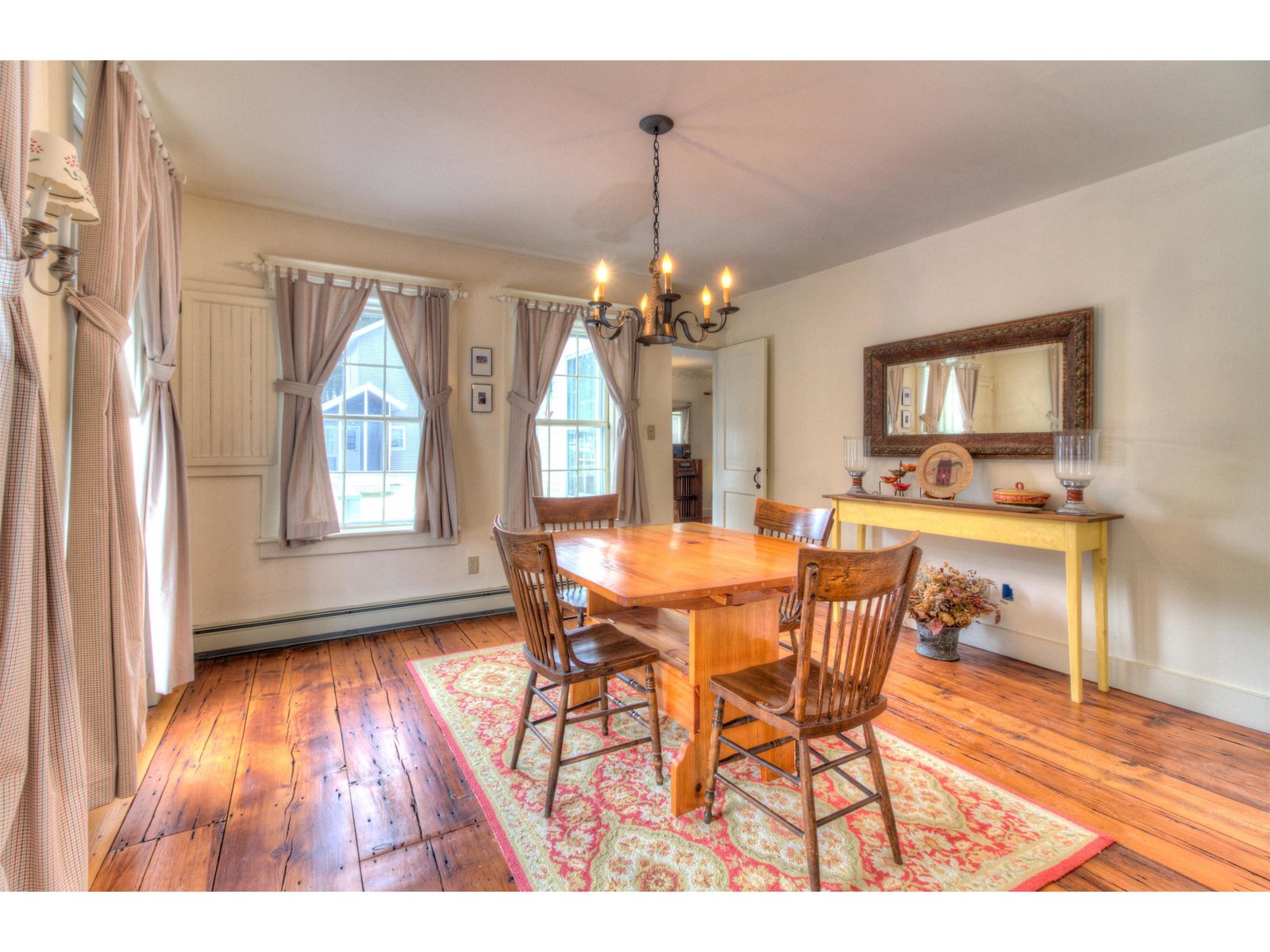 Private dining area