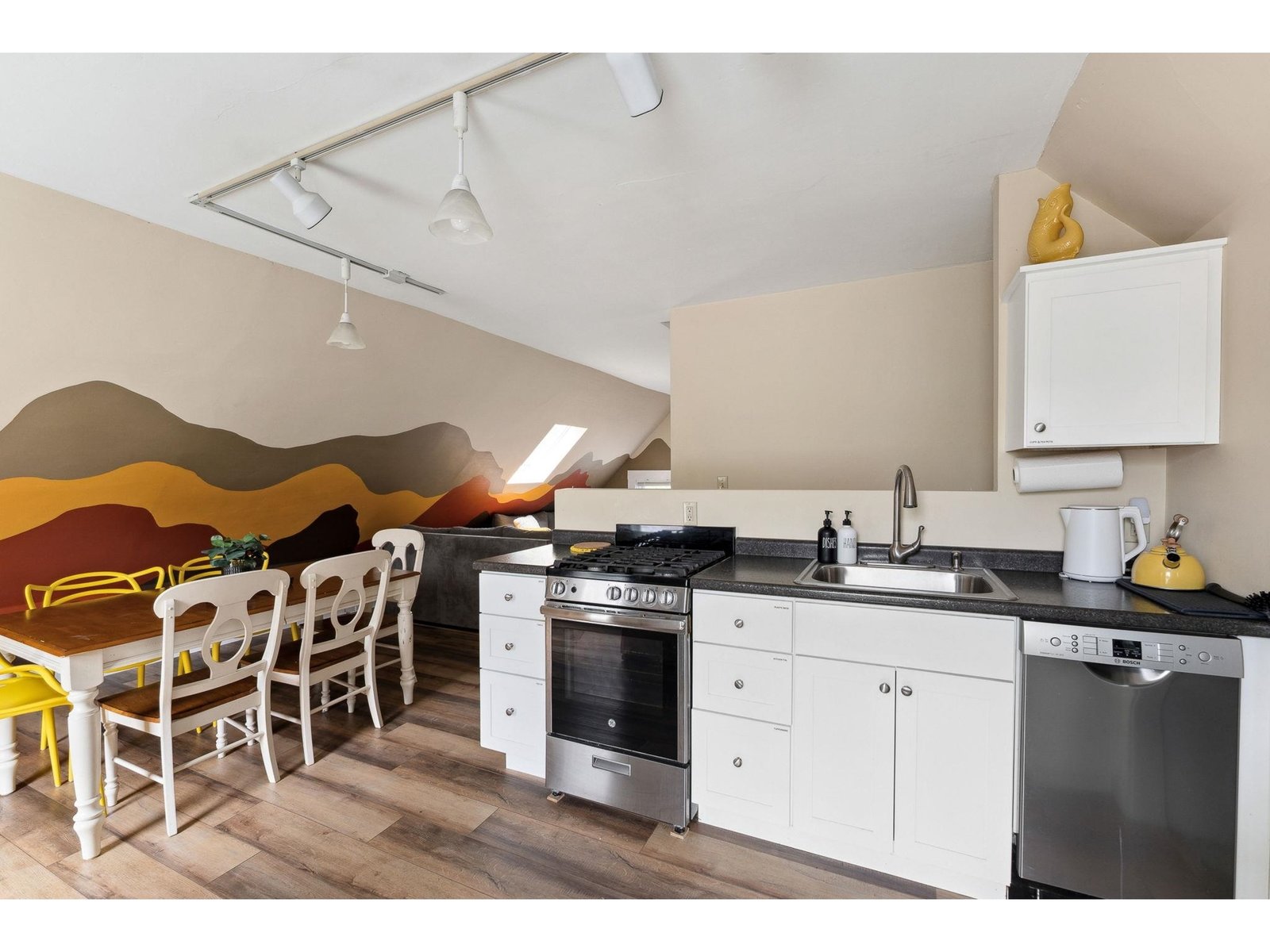 Upper level Kitchen & Dining