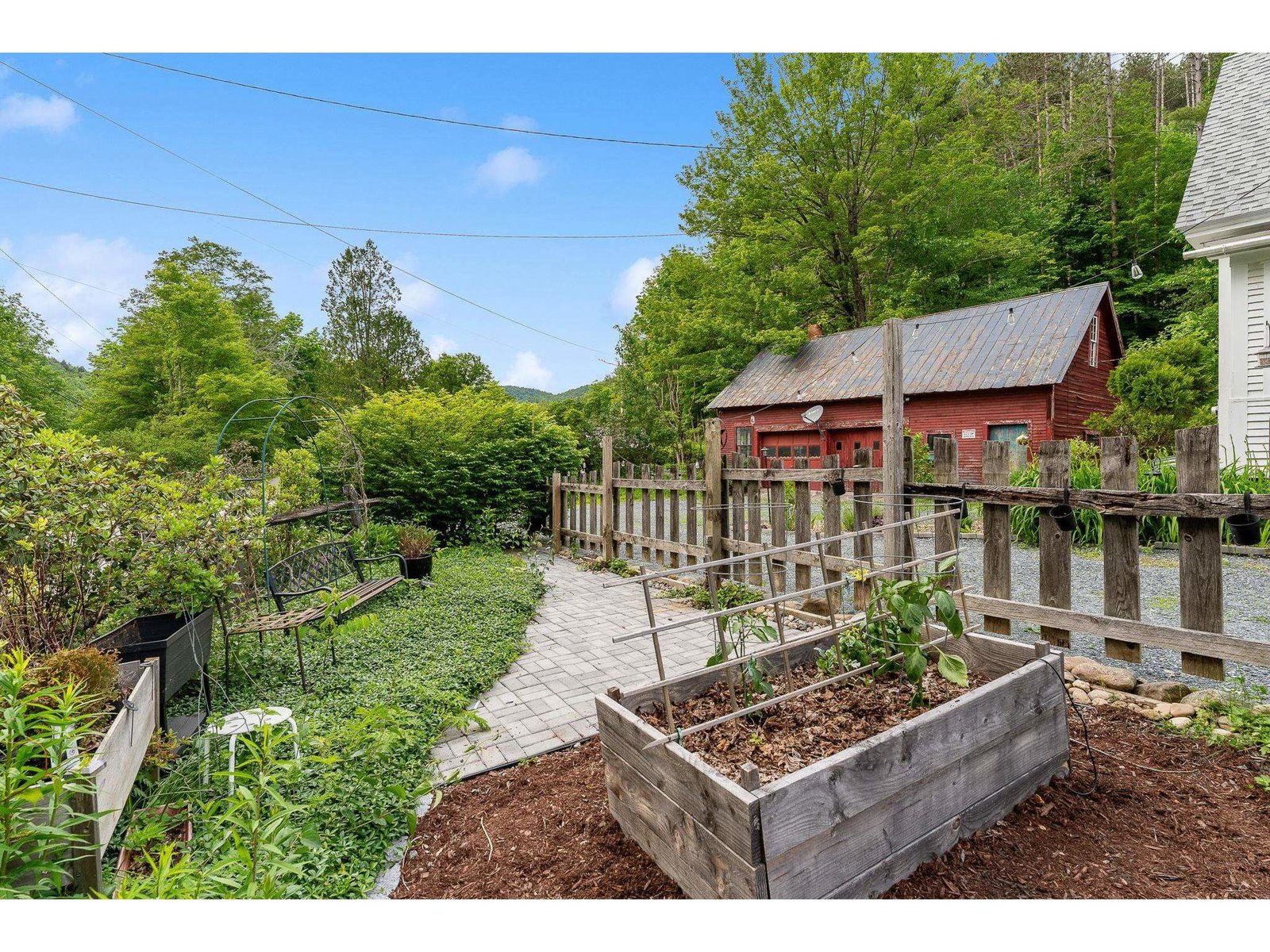 Raised beds herb & vegetable gardens