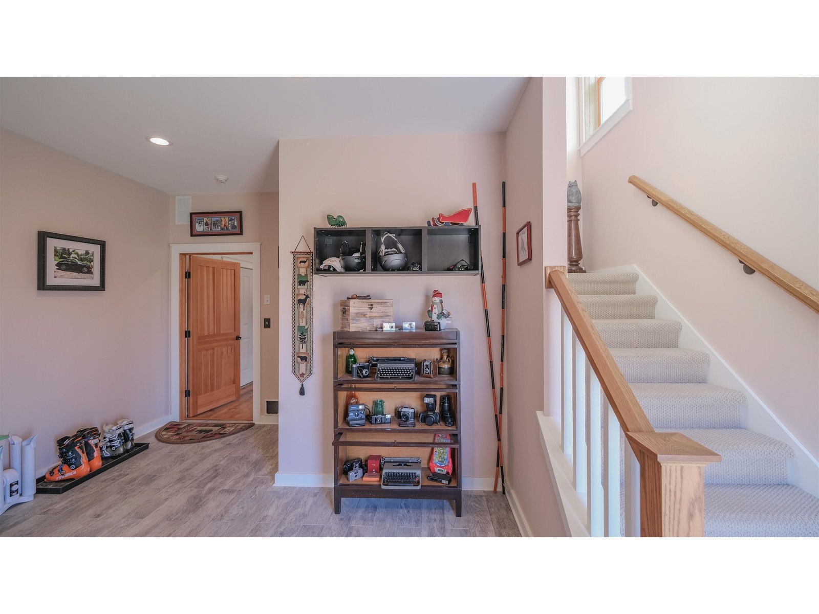 Lower entry mudroom